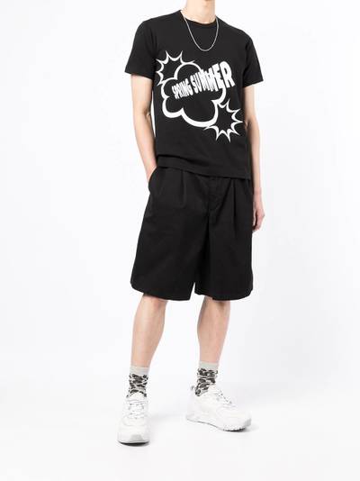 Comme des Garçons SHIRT slogan-print cotton T-shirt outlook