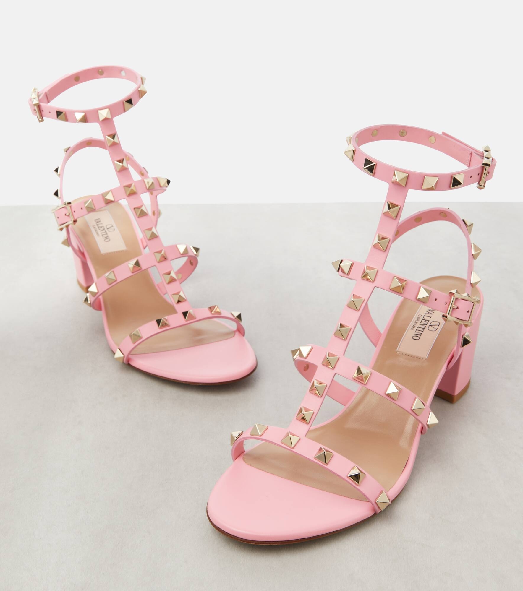 Rockstud 60 leather sandals - 6