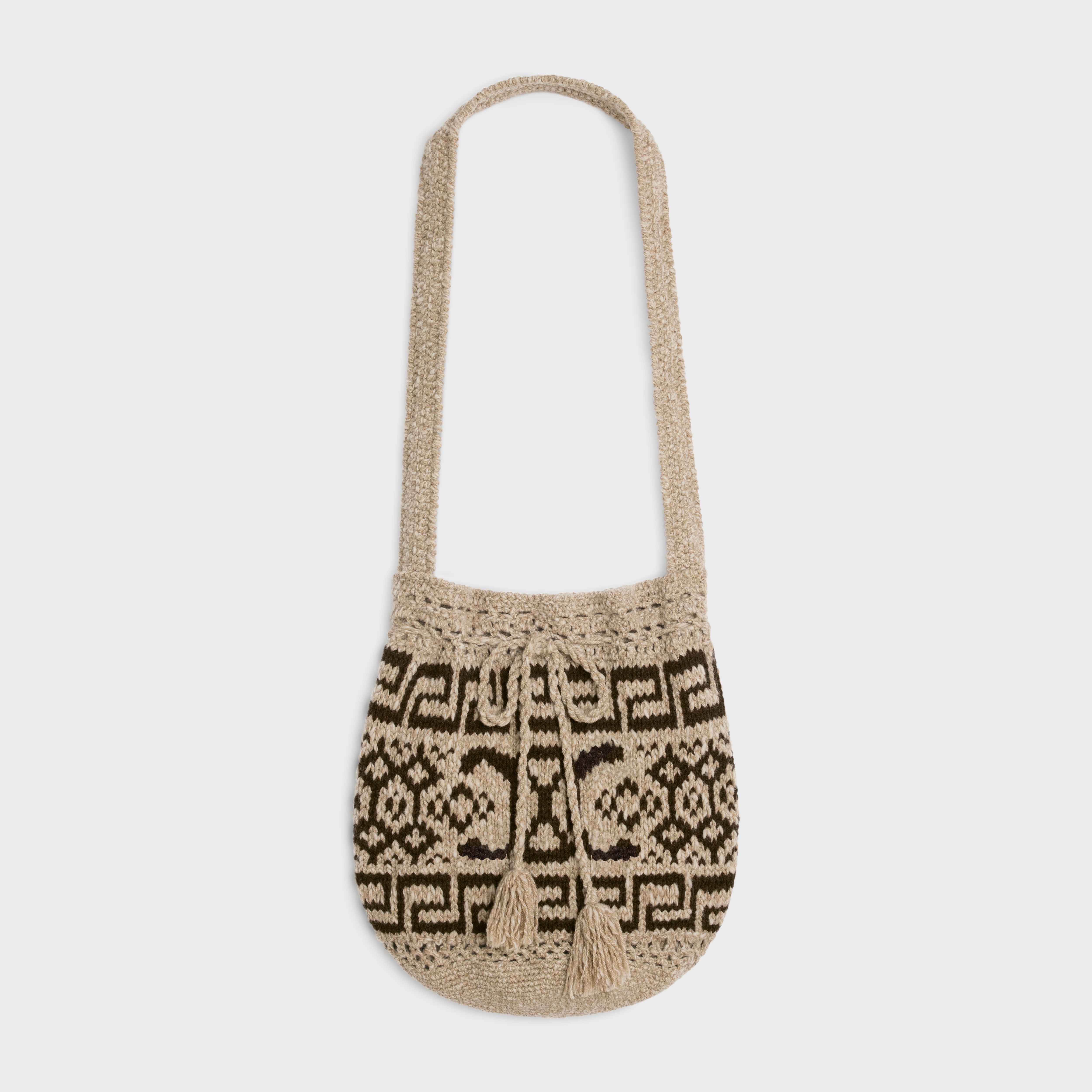 Bag in triomphe fair isle wool - 1