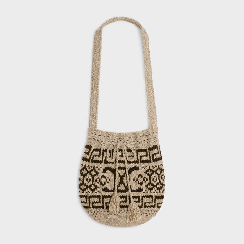 Bag in triomphe fair isle wool 1