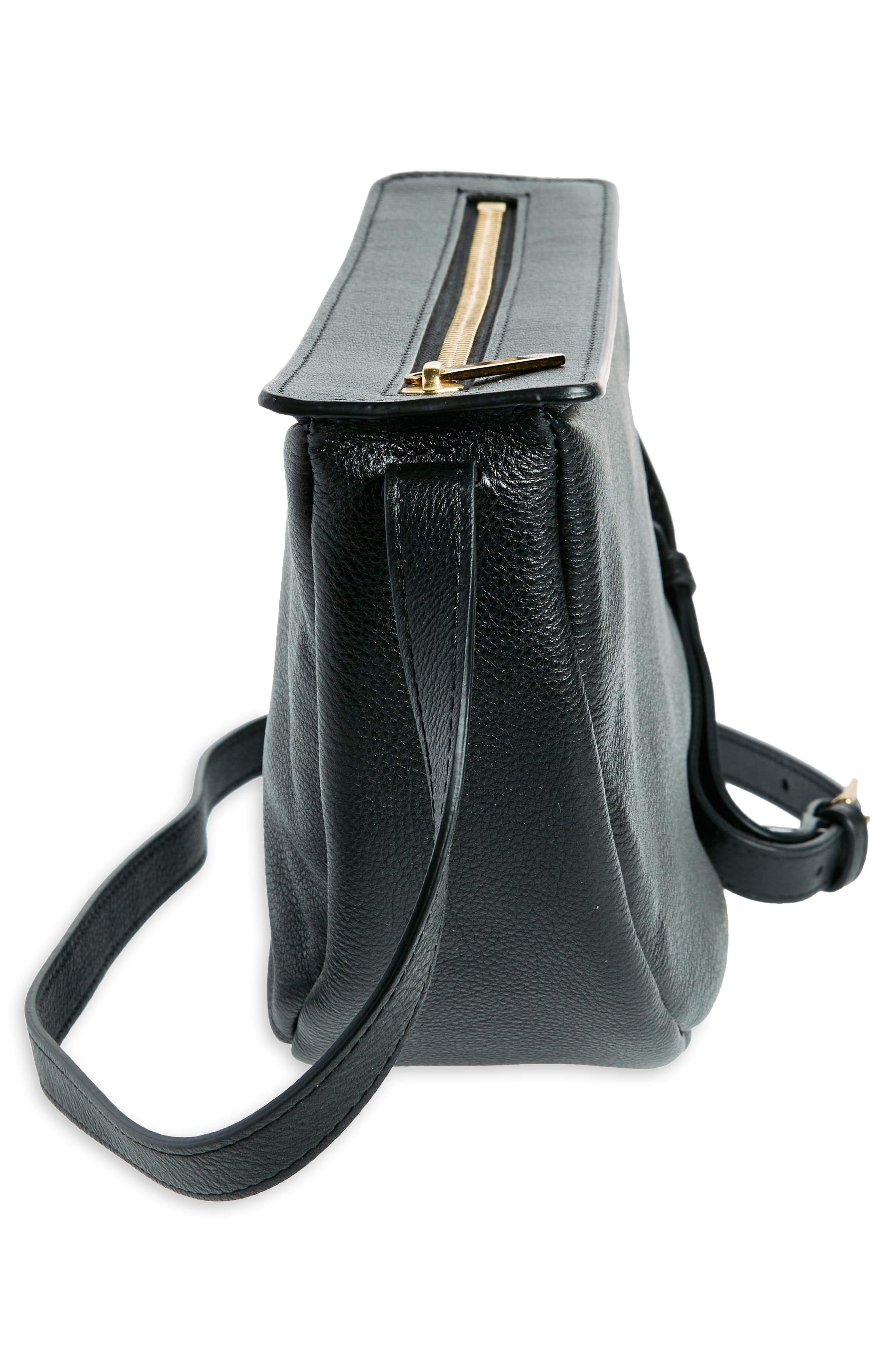 Moon Calfskin Leather Crossbody Bag - 6