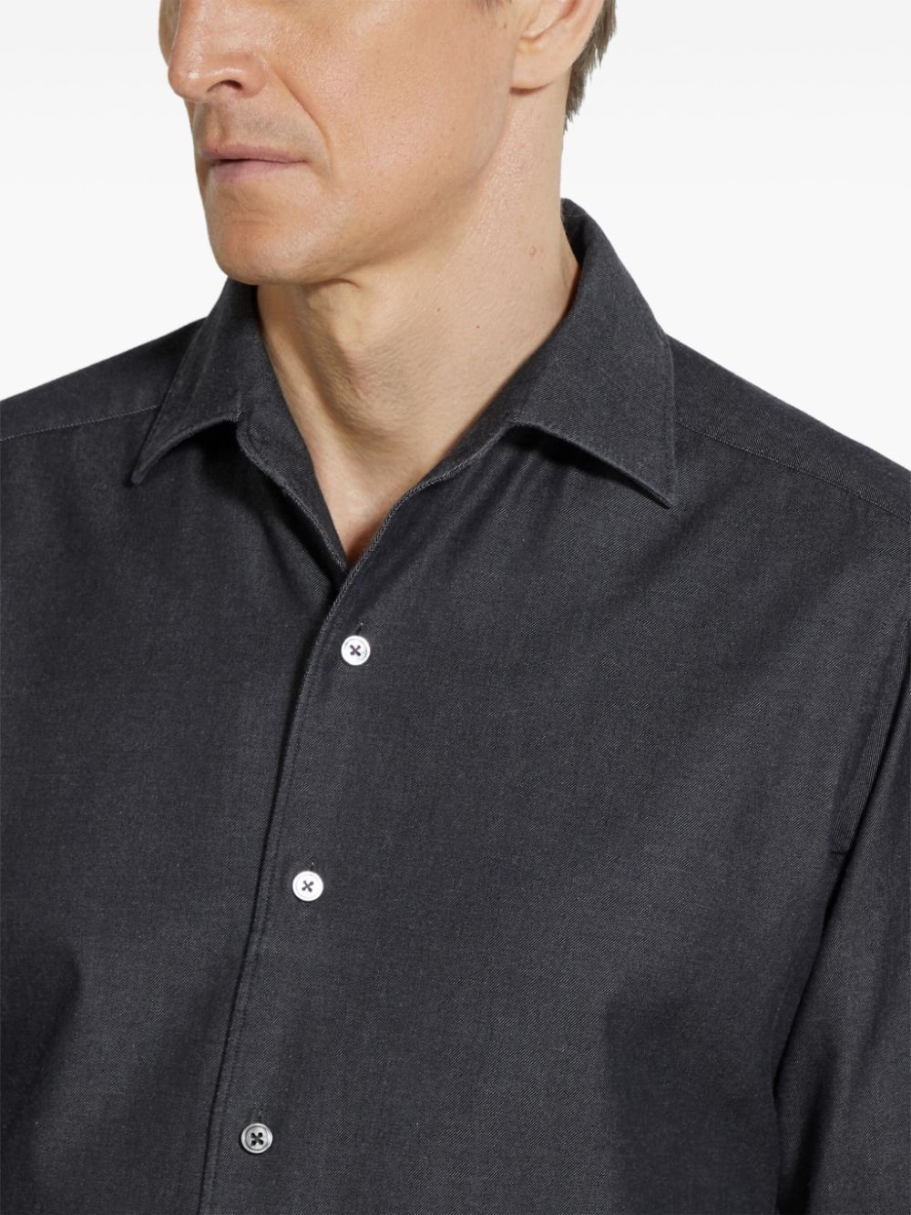 spread-collar shirt - 5