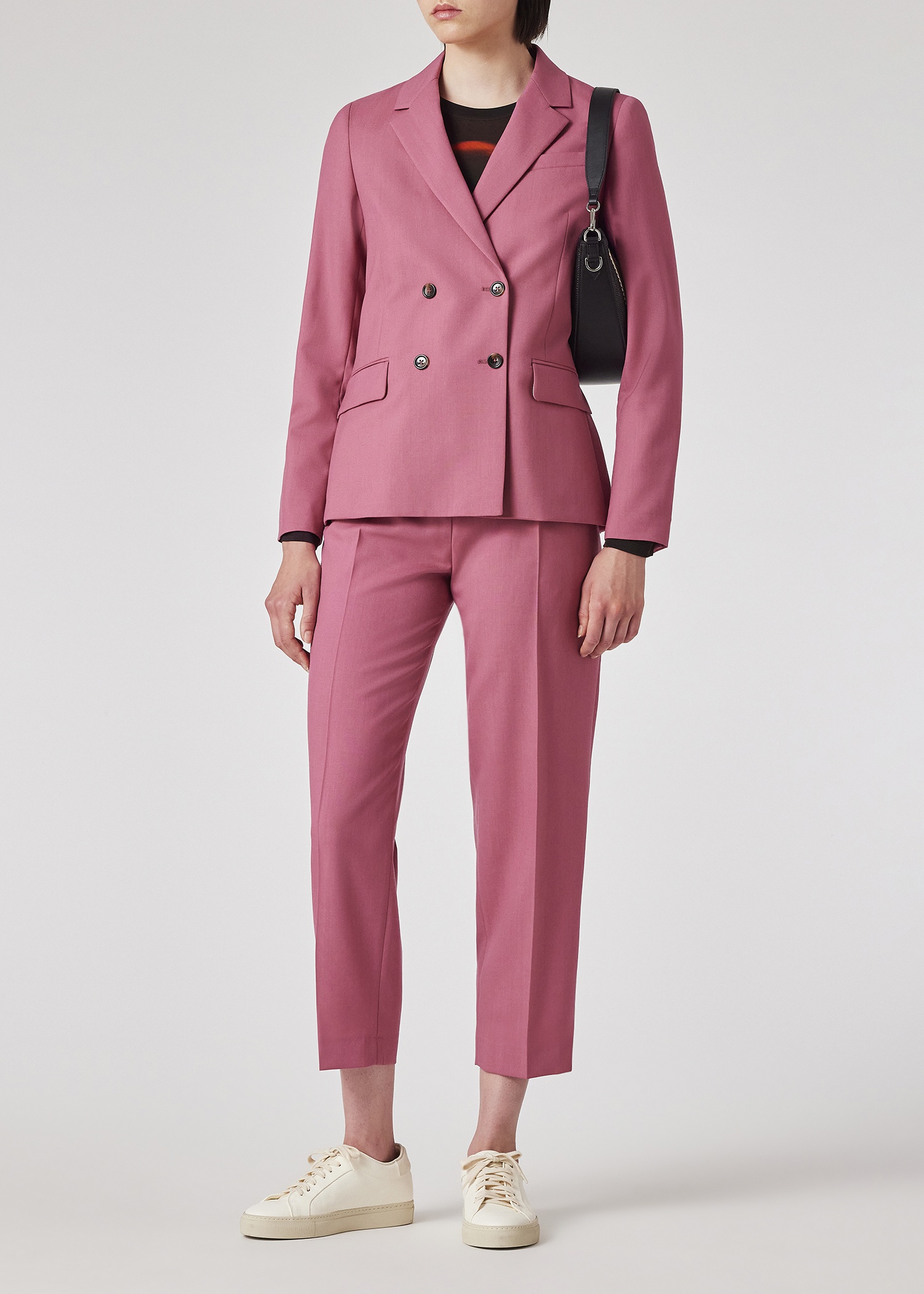 Women's Mauve Wool Blazer - 7