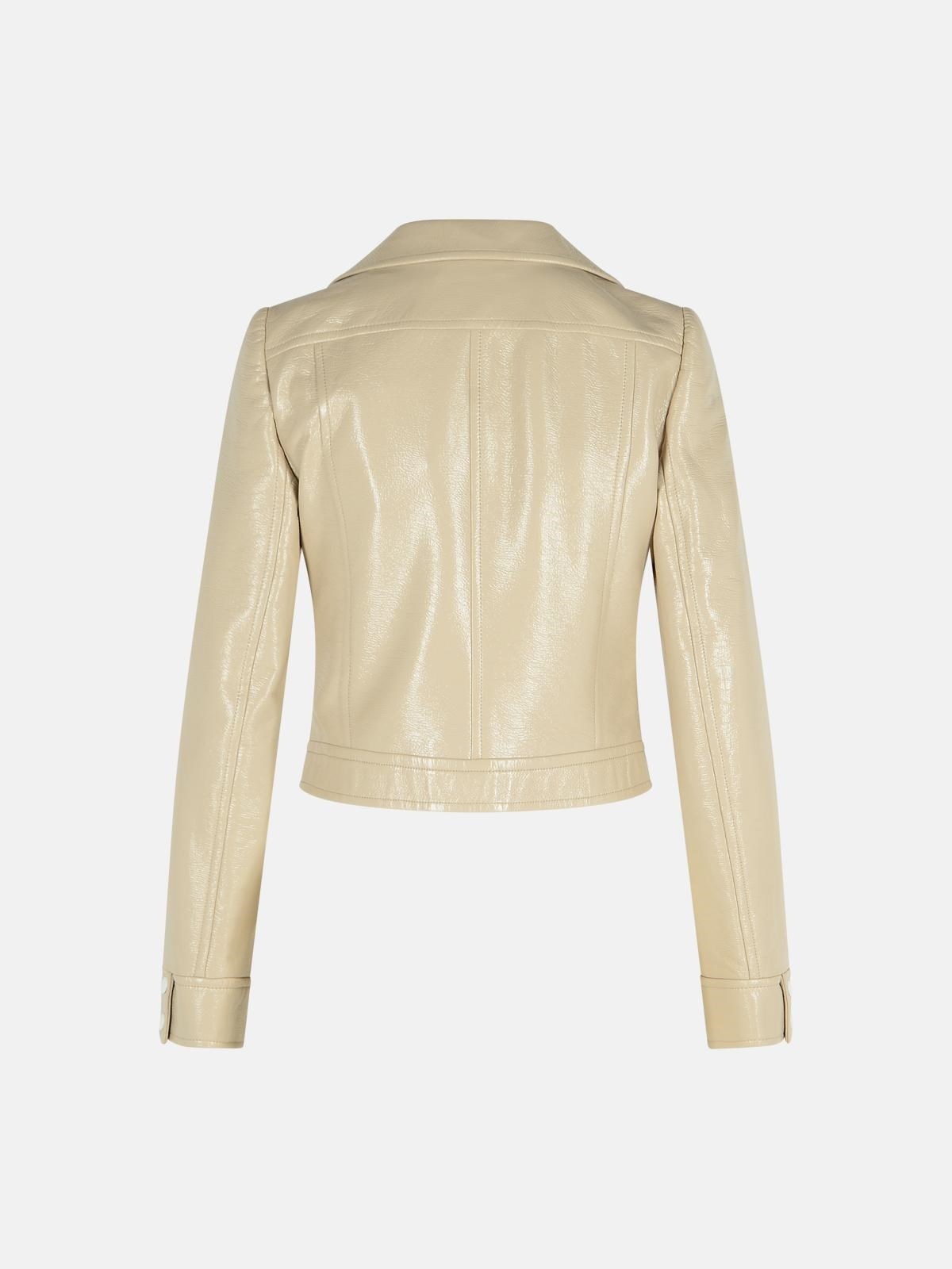 'REEDITION' IVORY COTTON BLEND JACKET - 3