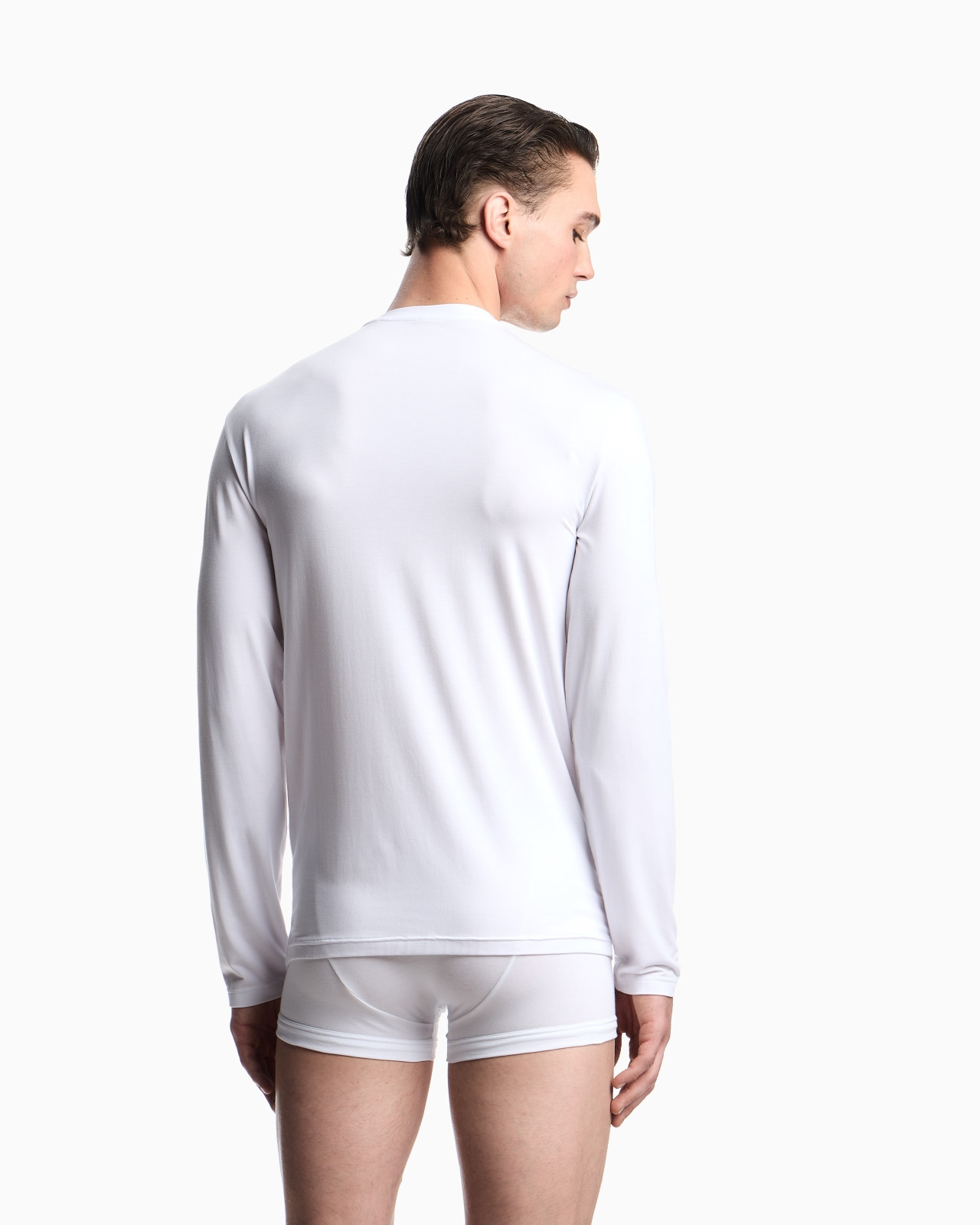 FITTED LOUNGEWEAR TOP IN COSY MODAL - 3