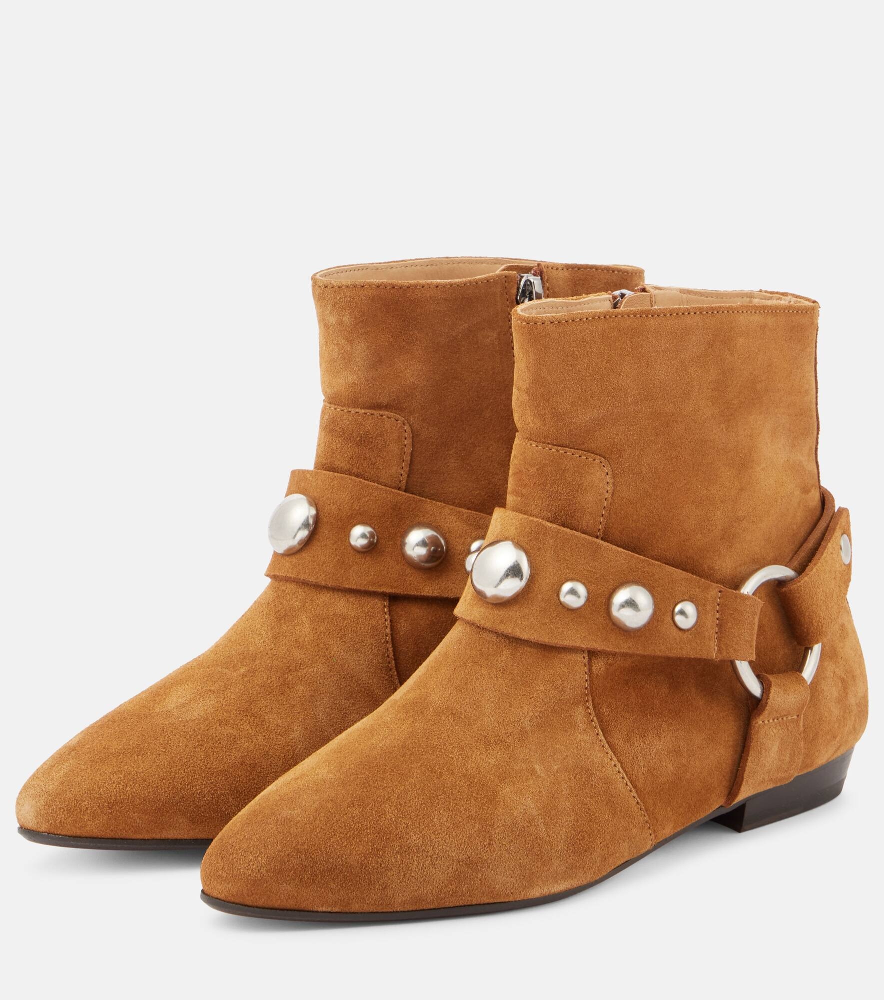 Siago embellished suede ankle boots - 5