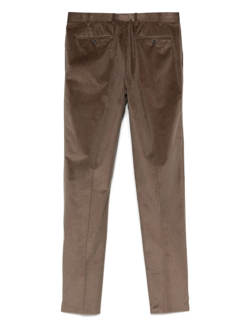 Canali corduroy trousers outlook