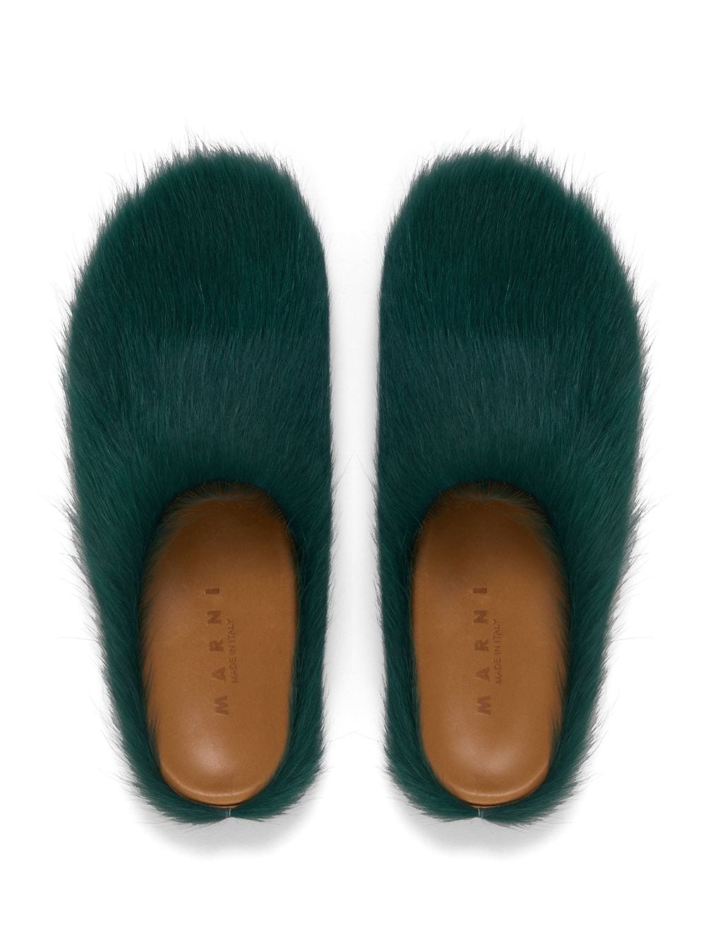 Sabot brushed leather slides - 4