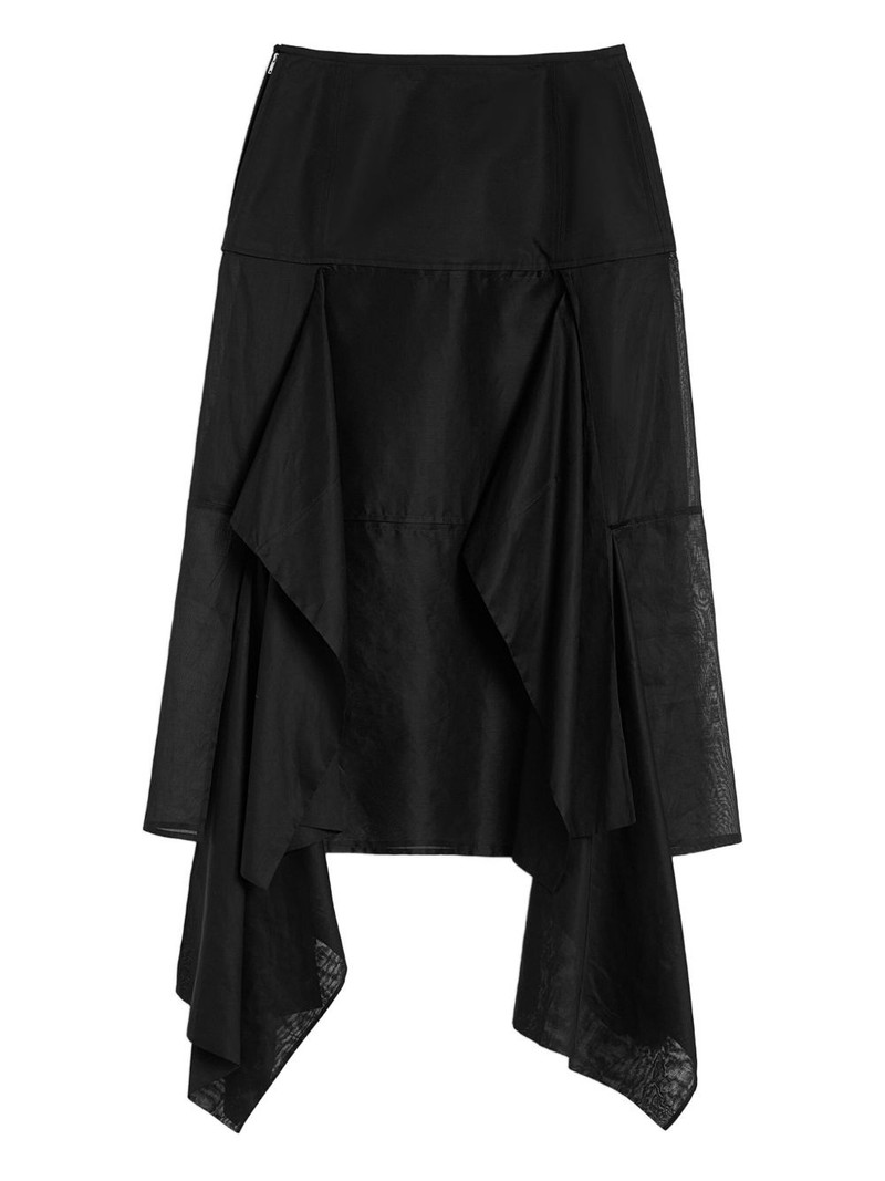 panelled midi skirt 6