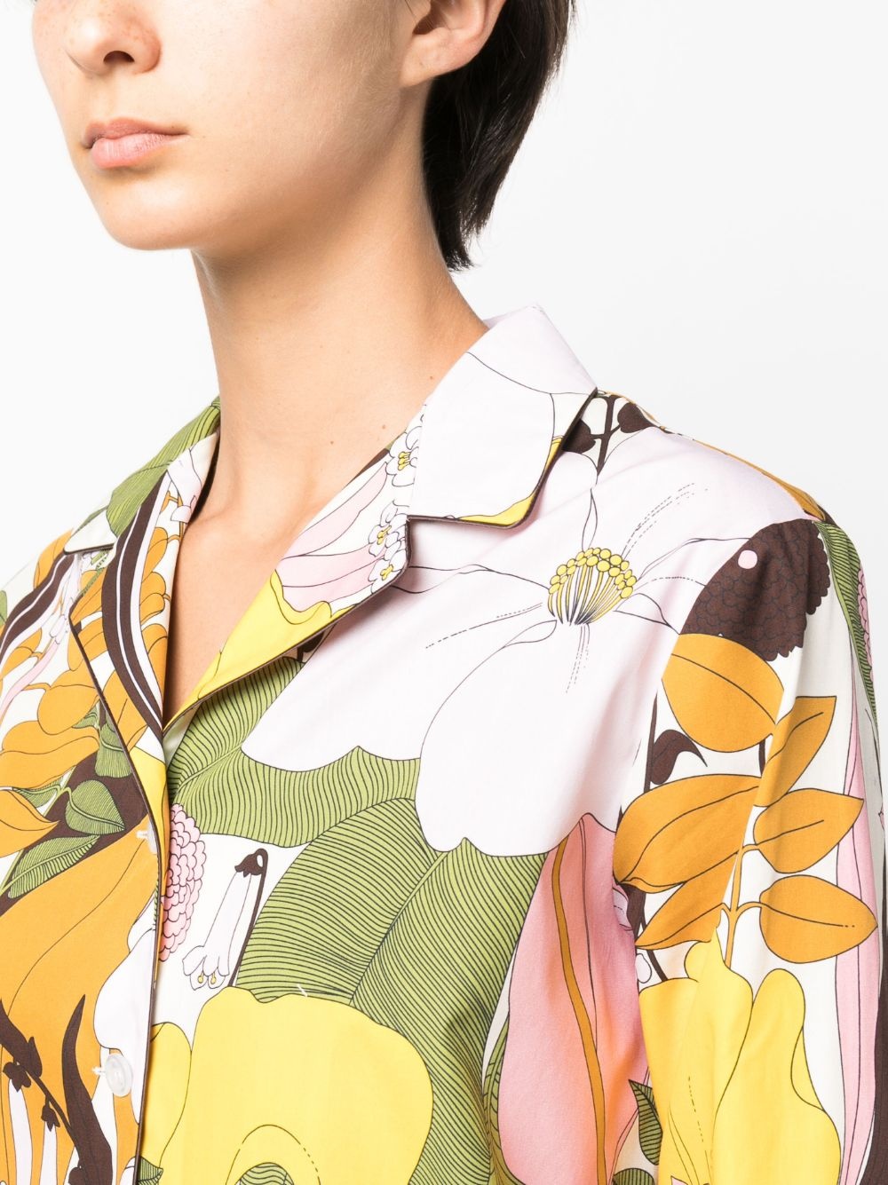 Hammock floral-print cotton shirt - 5