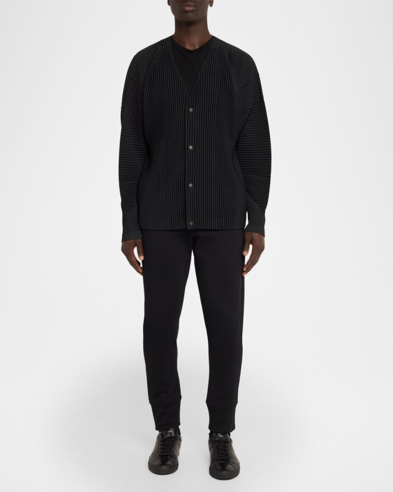 ISSEY MIYAKE Men & apos;s Basics Pleated Cardigan outlook