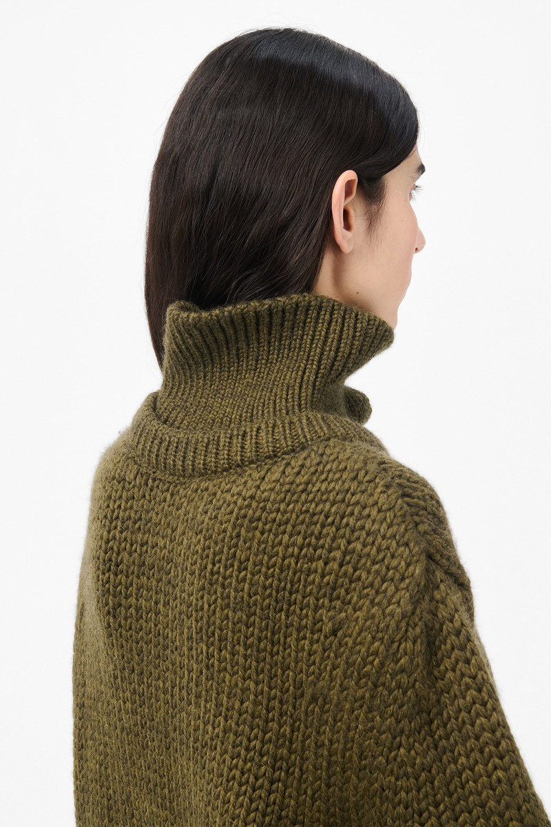 Polar Popover Olive Mega Alpaca Wool 6