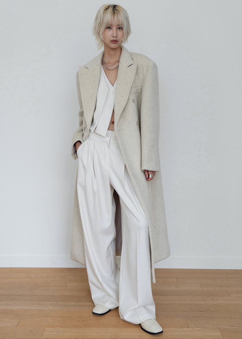 Jordan Wool Coat - Ivory 10