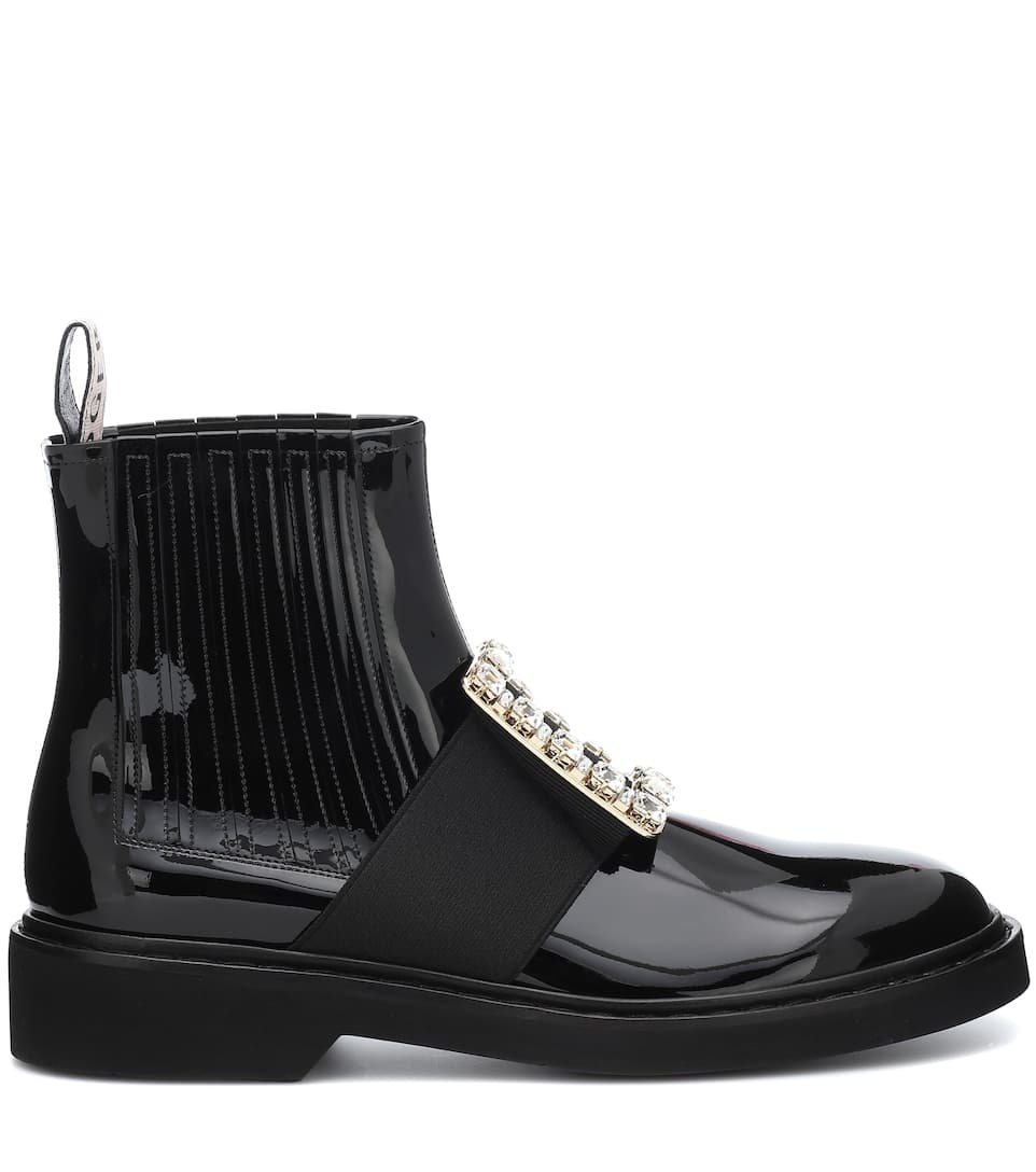Viv' Rangers patent leather ankle boots - 4
