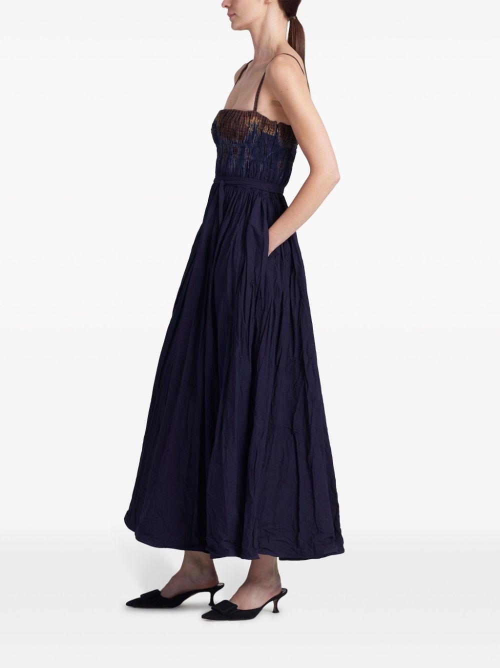Andrea tie-dye midi dress - 3