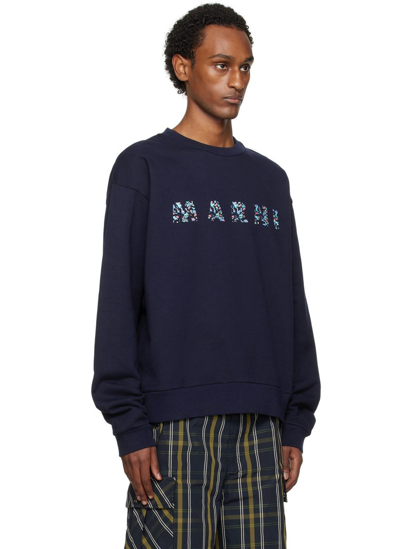 Navy Oversized Sweatshirt 2