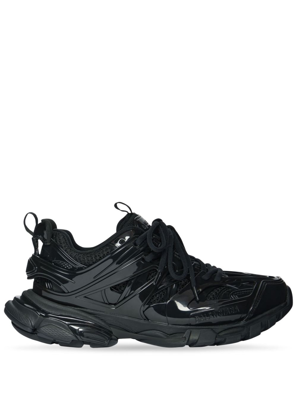 Track laminated-panels sneakers - 1