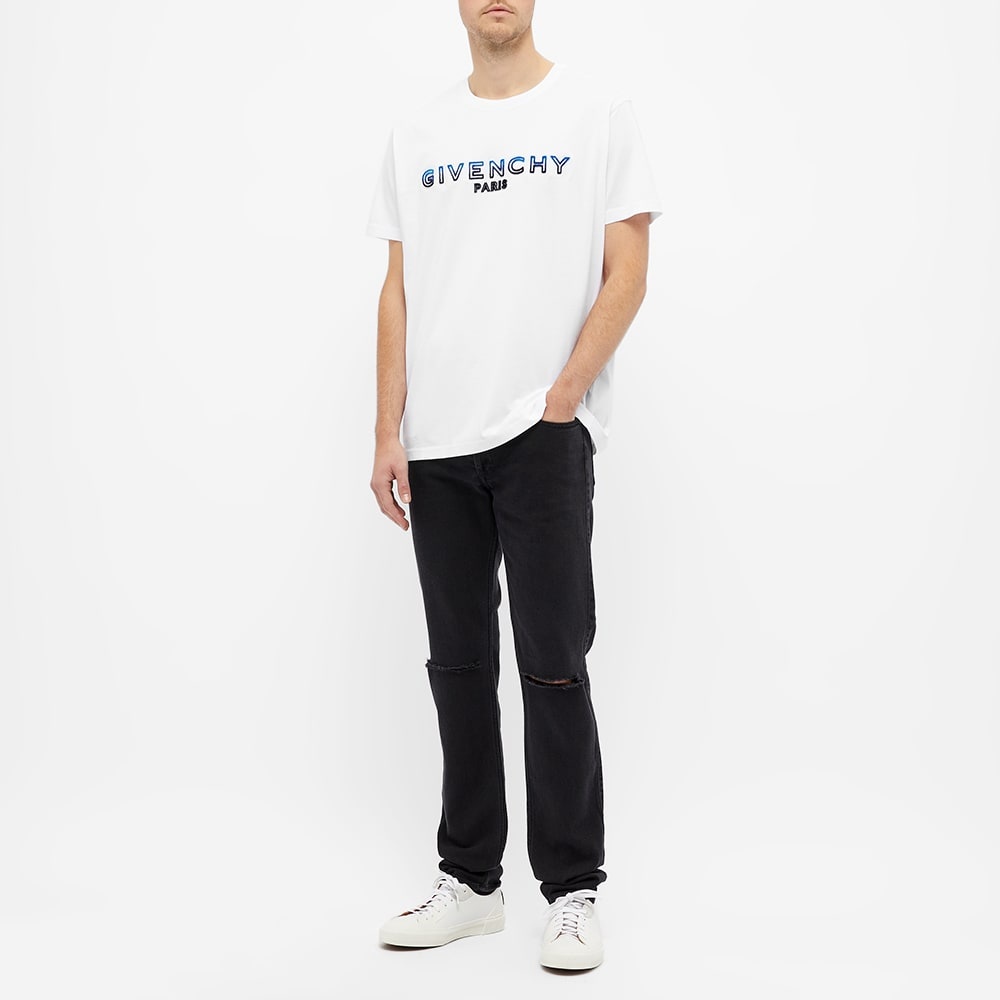 Givenchy Regular Fit Tufting Logo Tee - 6