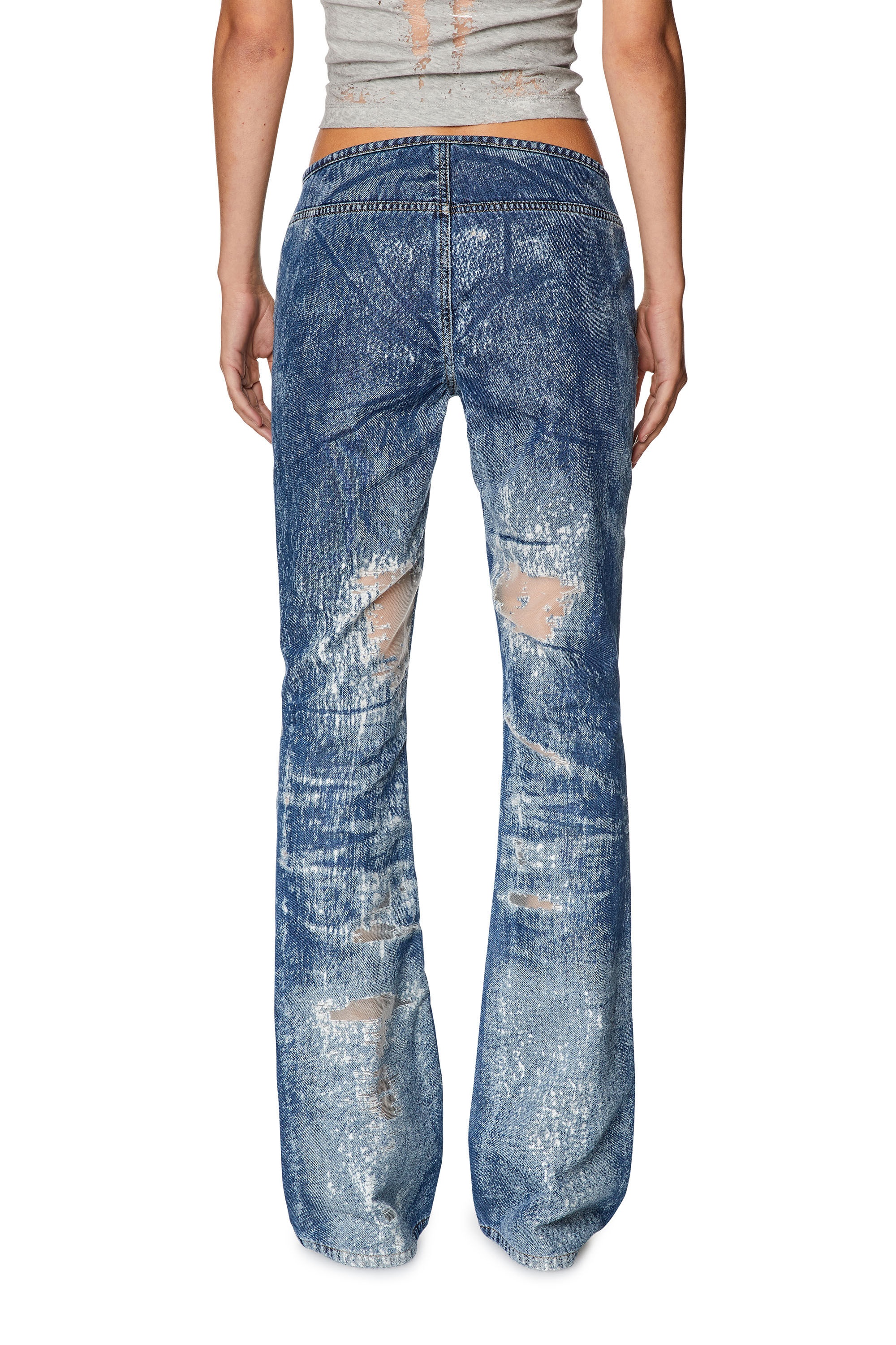 BOOTCUT AND FLARE JEANS D-SHARK 068JH - 5