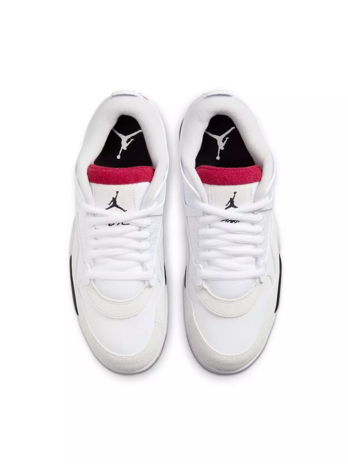 4 RM "White/Varsity Red/Black/Neutral Grey" Men's Shoe - 6