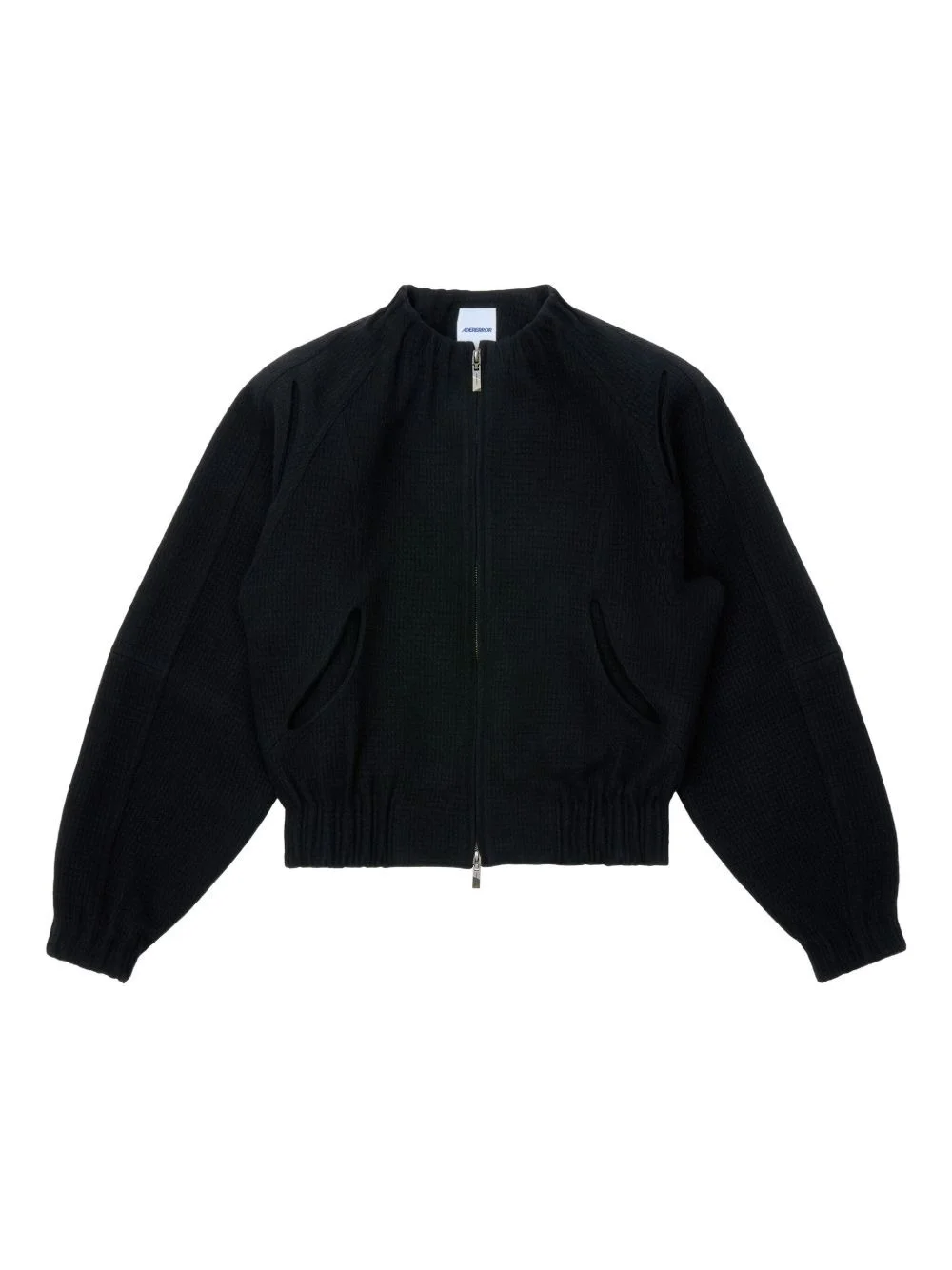 zip-fastening bomber jacket - 1