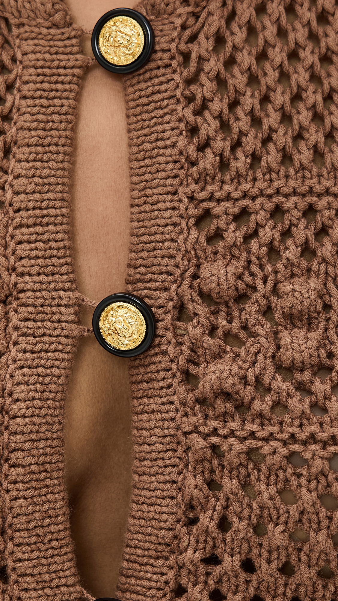 Kiva Open Stitch Ruffle Cardigan - 5