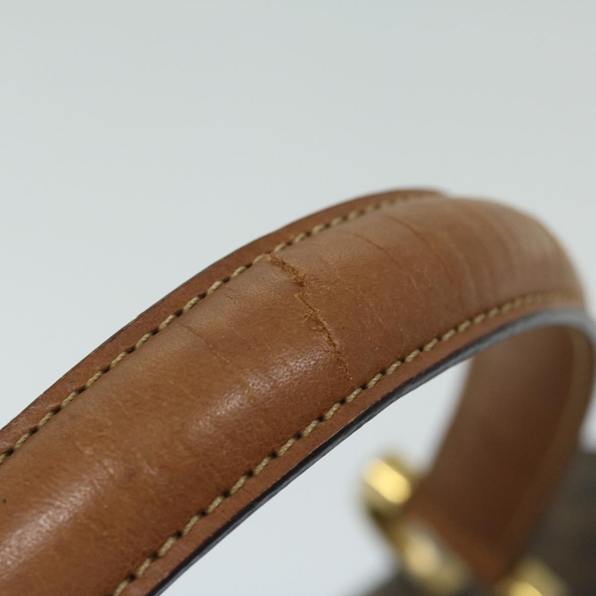 CELINE Macadam Canvas Hand Bag Pvc Brown - 9