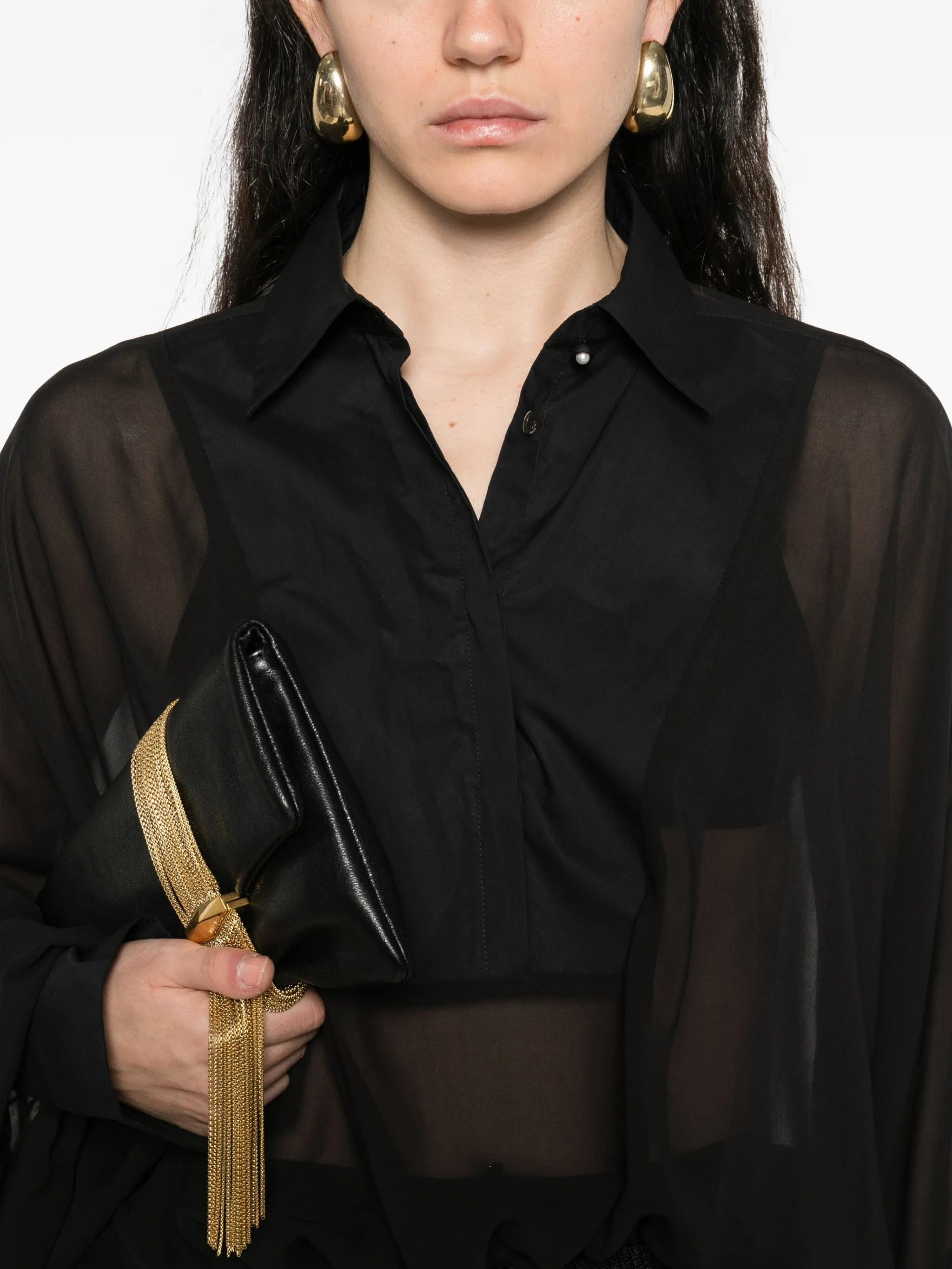 Pinko Button-down Long-sleeve Bodysuit - 5