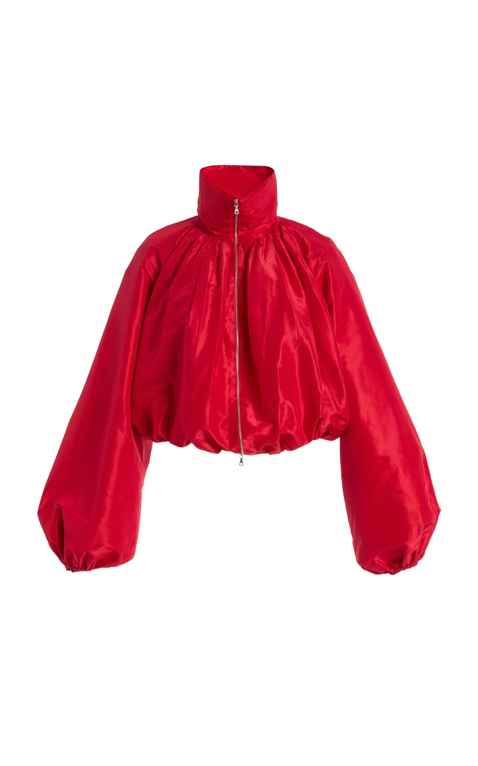 Simone Silk Taffeta Jacket red - 1