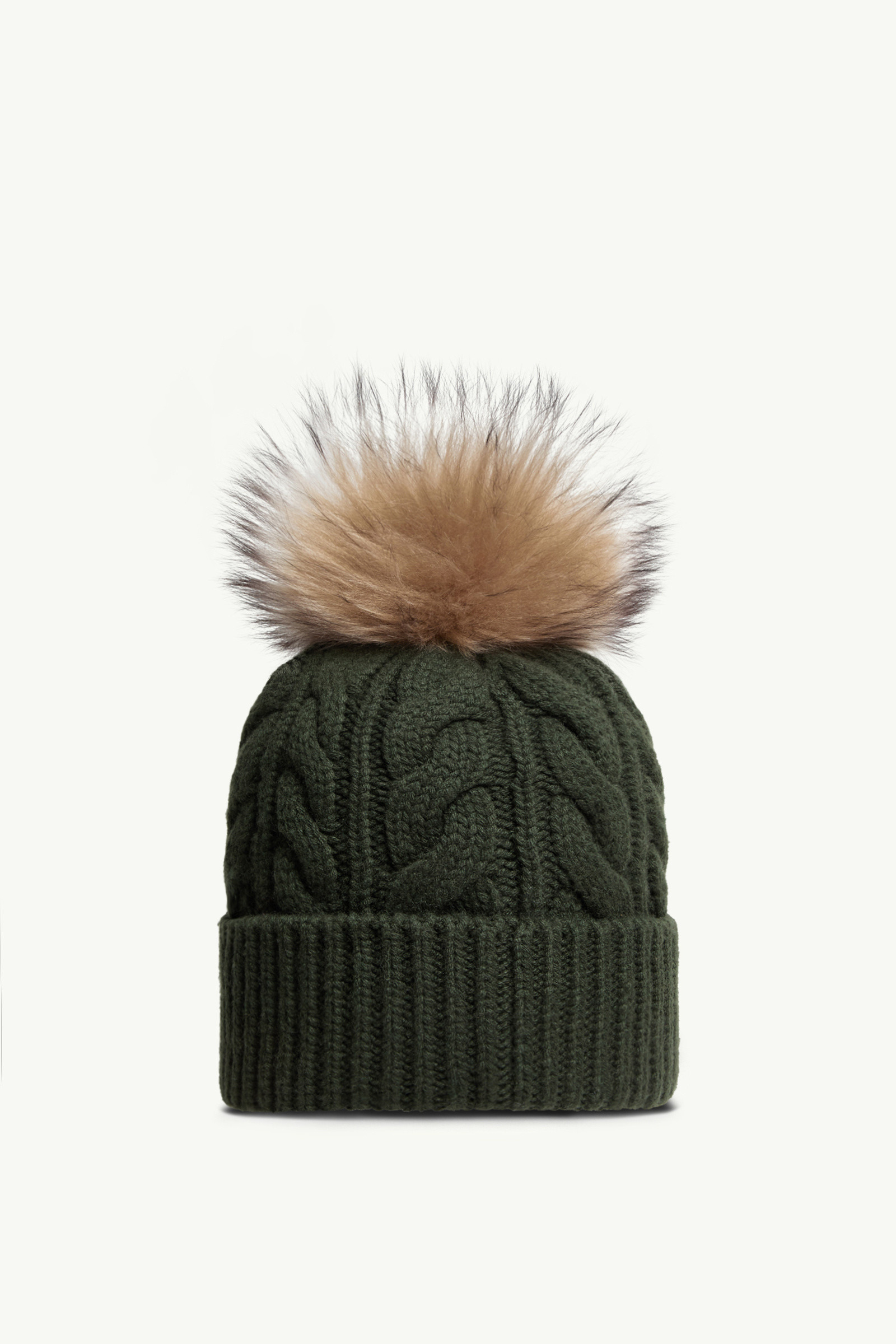 Wool & Cashmere Beanie with Pom Pom - 4