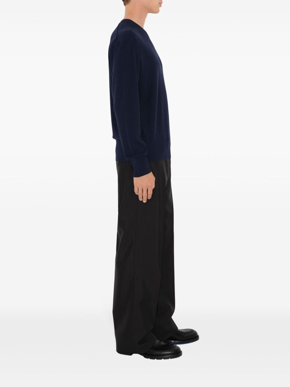 fine-knit woll jumper - 2
