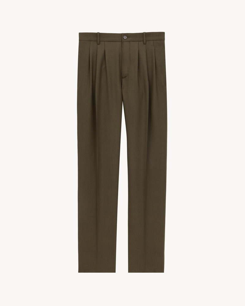 BAGGY PANTS IN WOOL GABARDINE 1