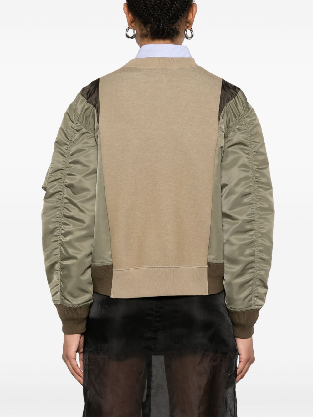 panelled sweatshirt - 4