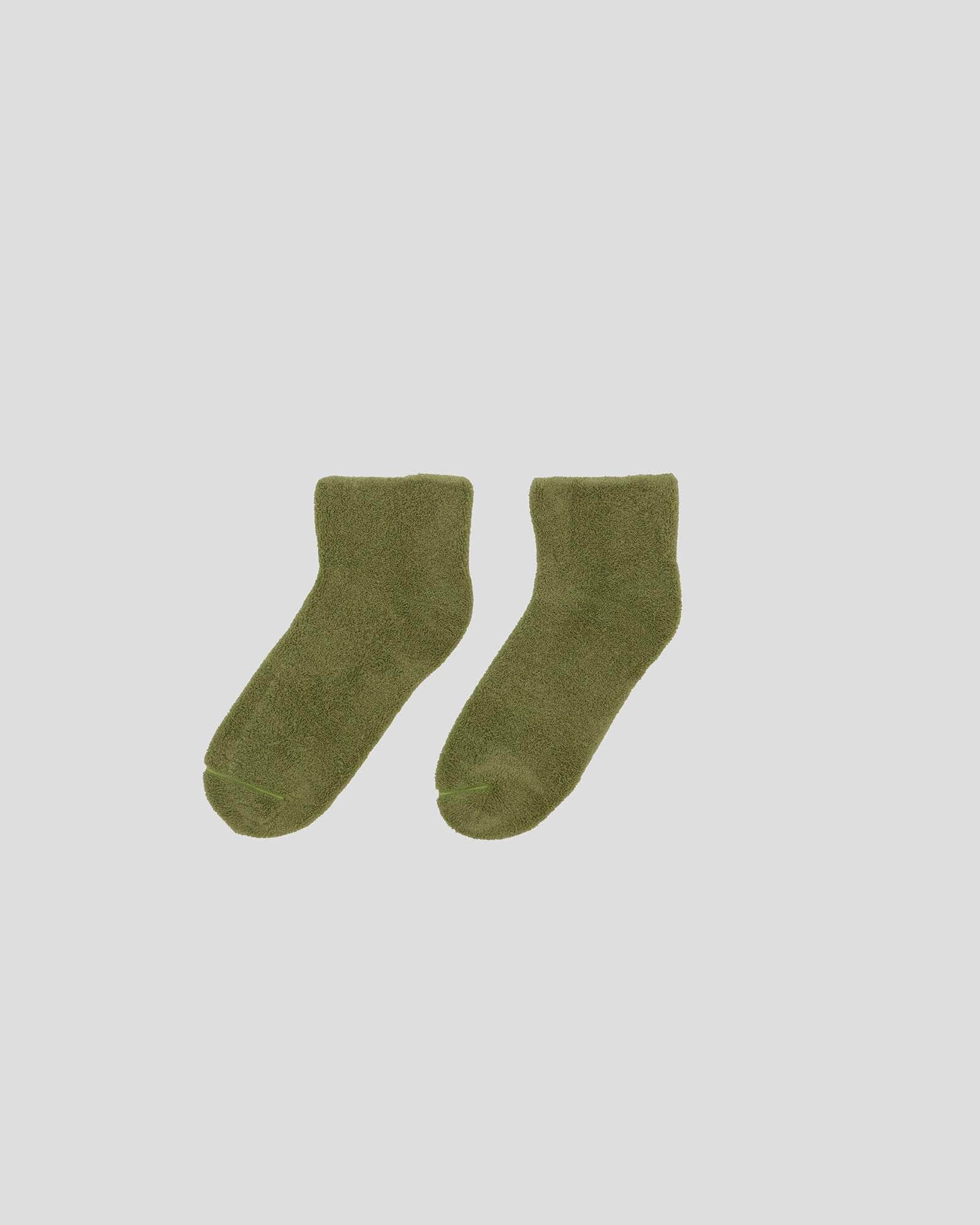 Buckle Ankle Socks - Textured Organic Cotton - 5