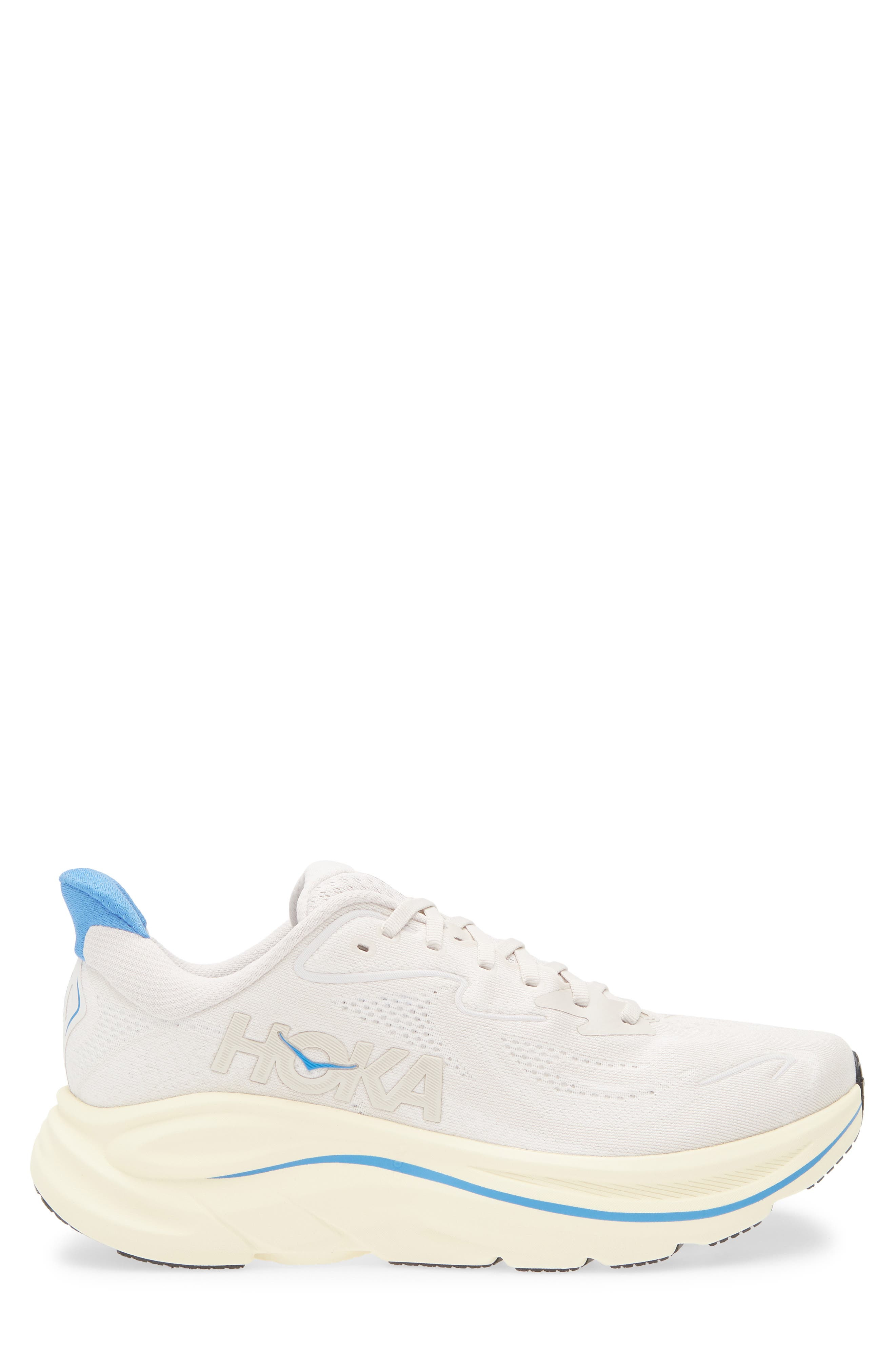 HOKA Clifton 10 Running Shoe in Stucco /Virtual Blue at Nordstrom - 3