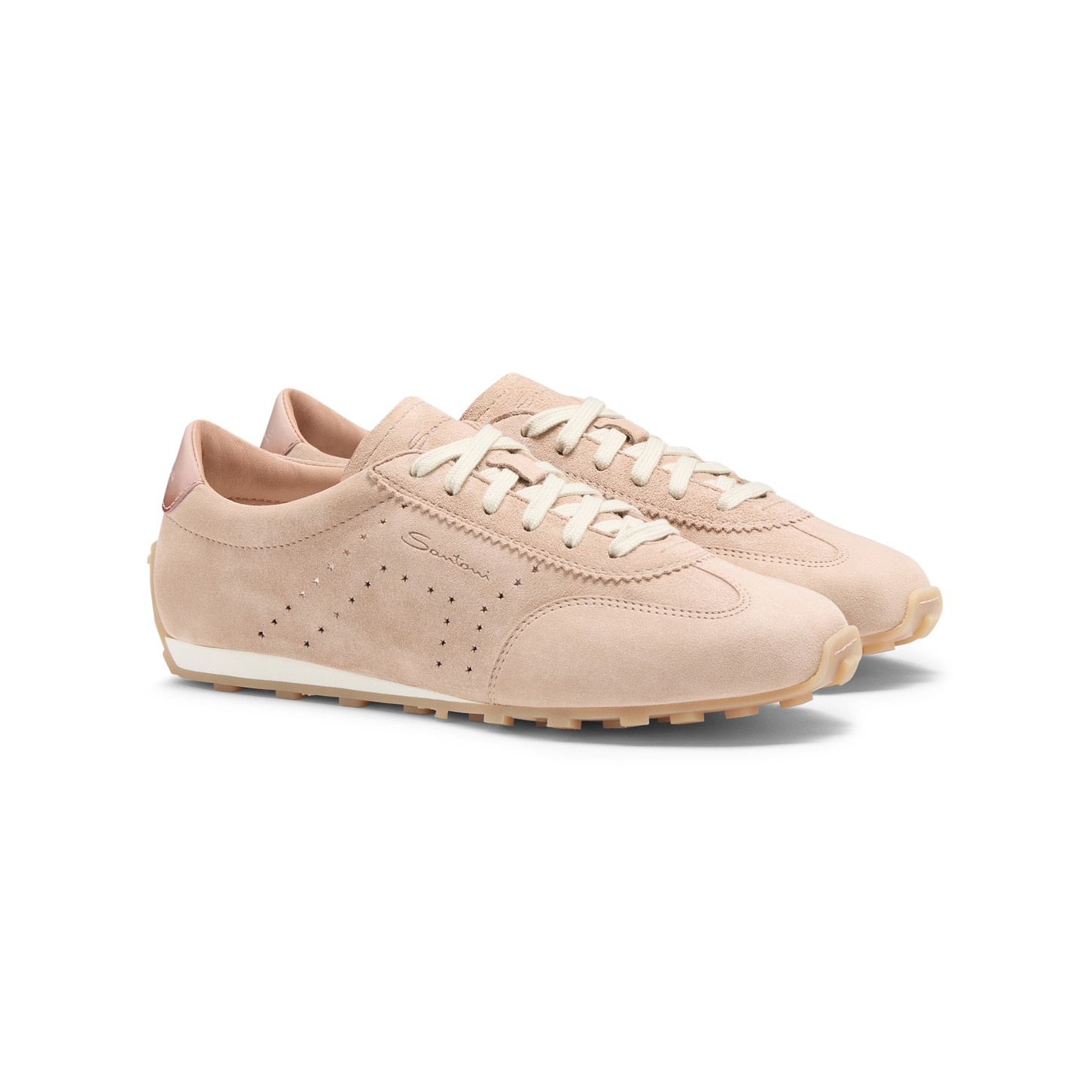Women's pink suede sneaker - 2