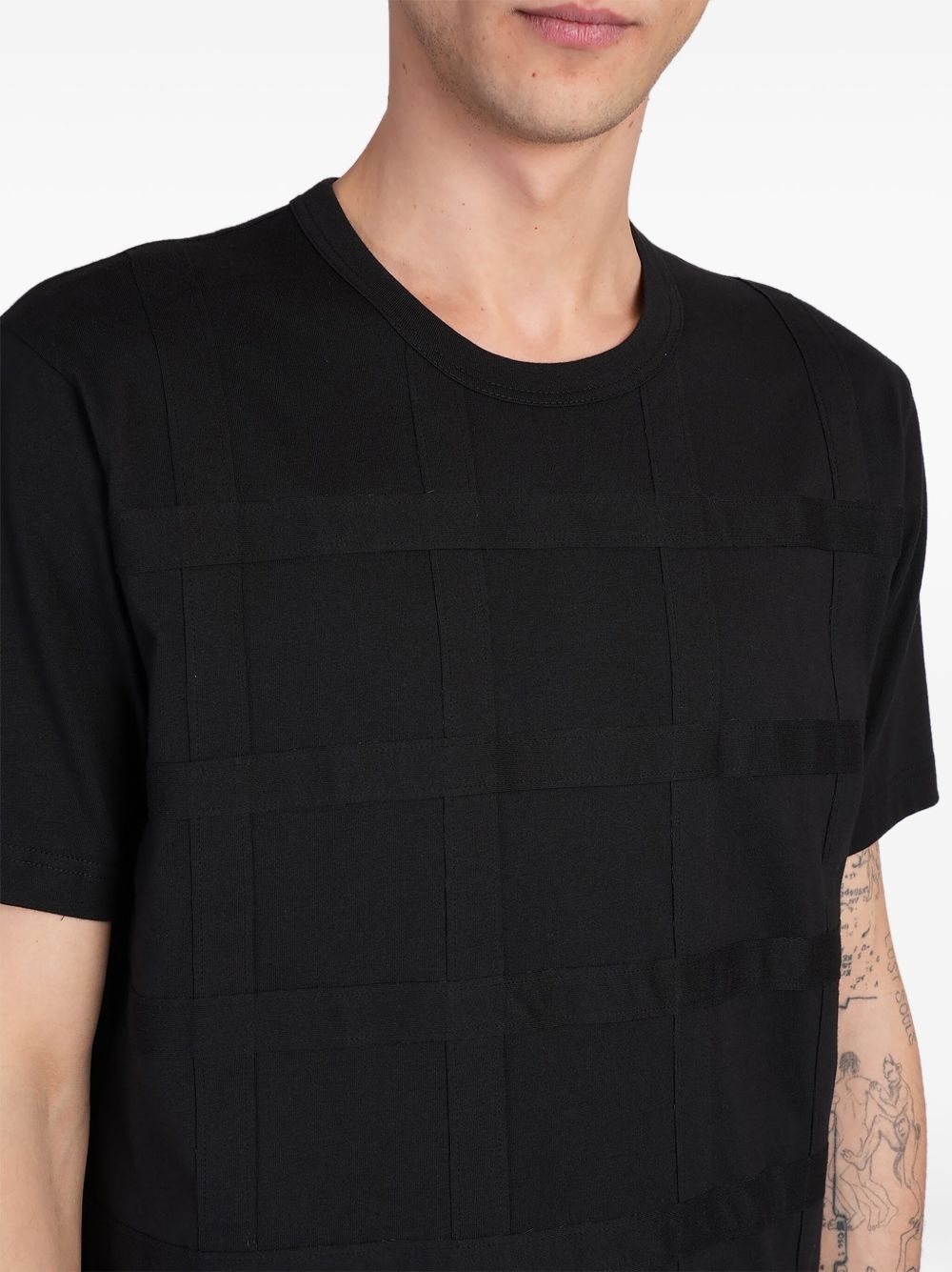 textured-finish T-shirt - 5