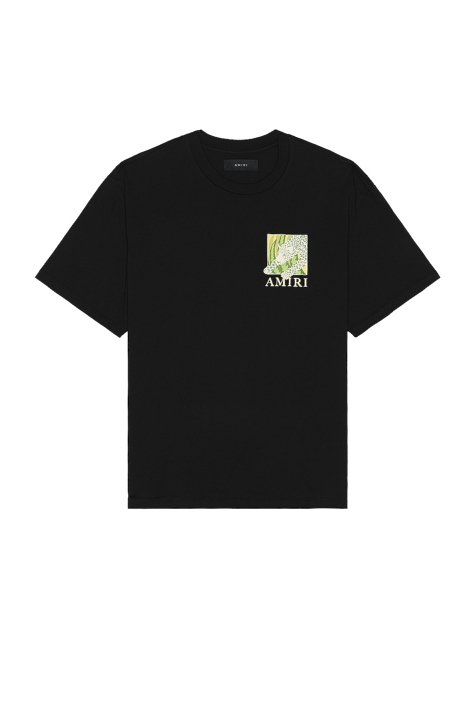 【AMIRI】LEOPARD T-SHIRT AMIRI Men's Leopard T-Shirt in Black Amiri