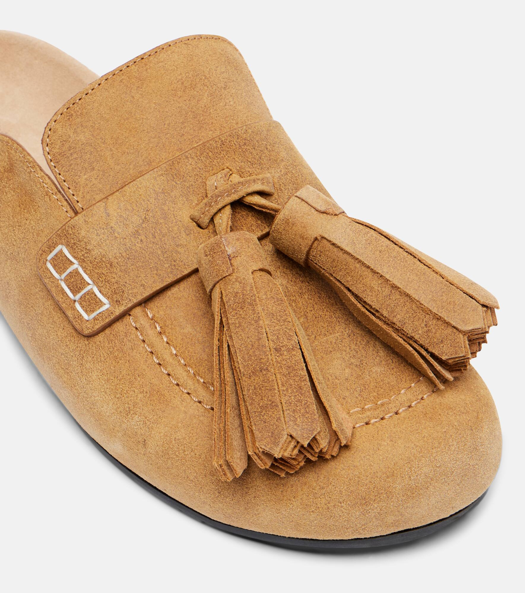Suede mules - 5