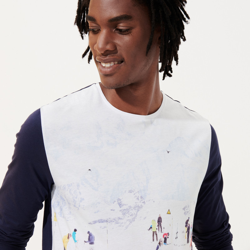 Men Long Sleeves T-shirt - Vilebrequin x Massimo Vitali 6