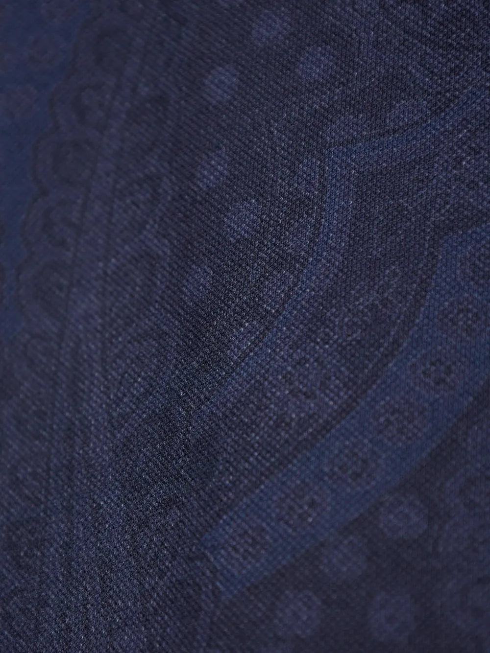 Cotton Polo With Paisley Print - 5