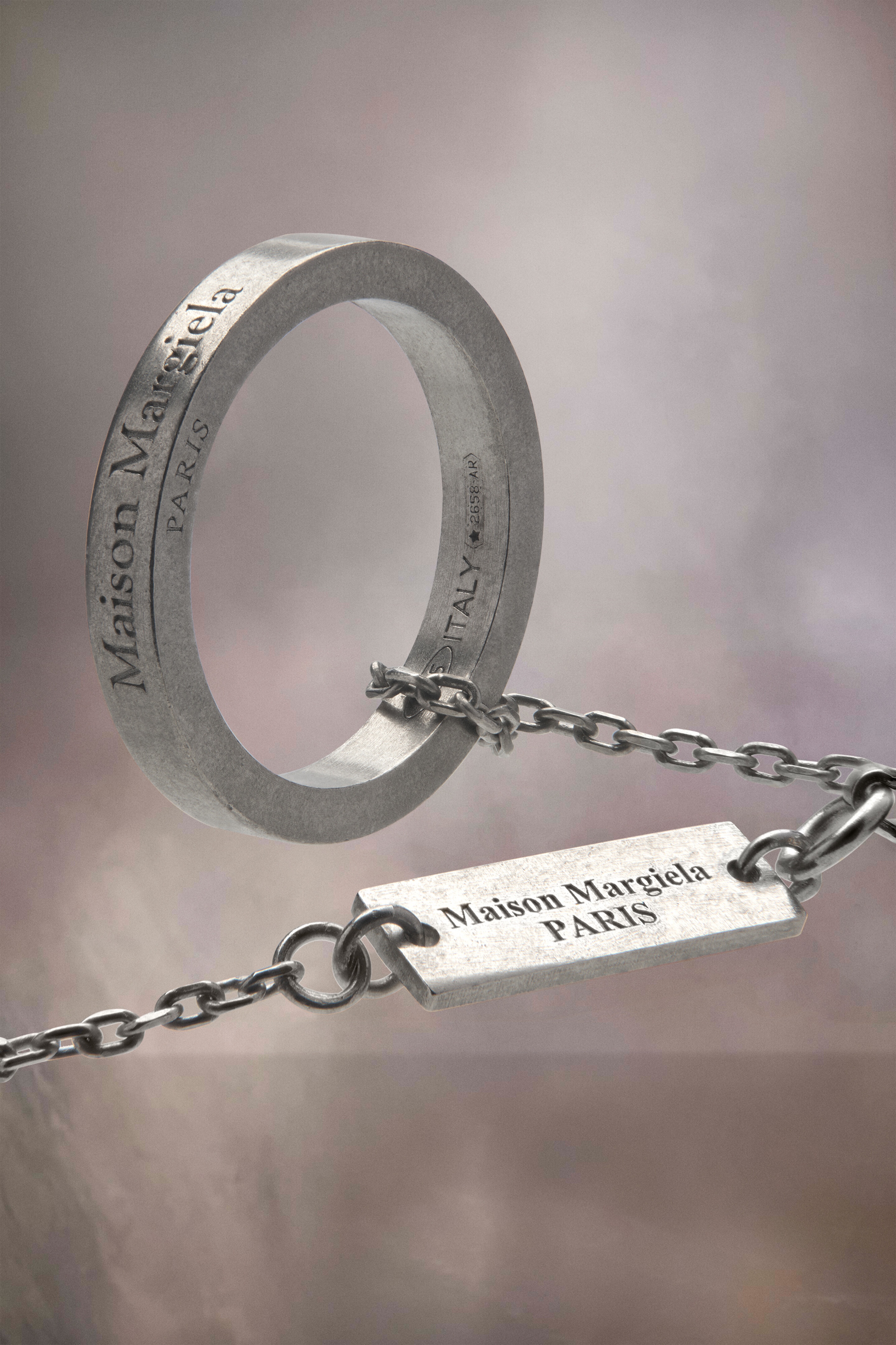 Logo ring necklace - 2
