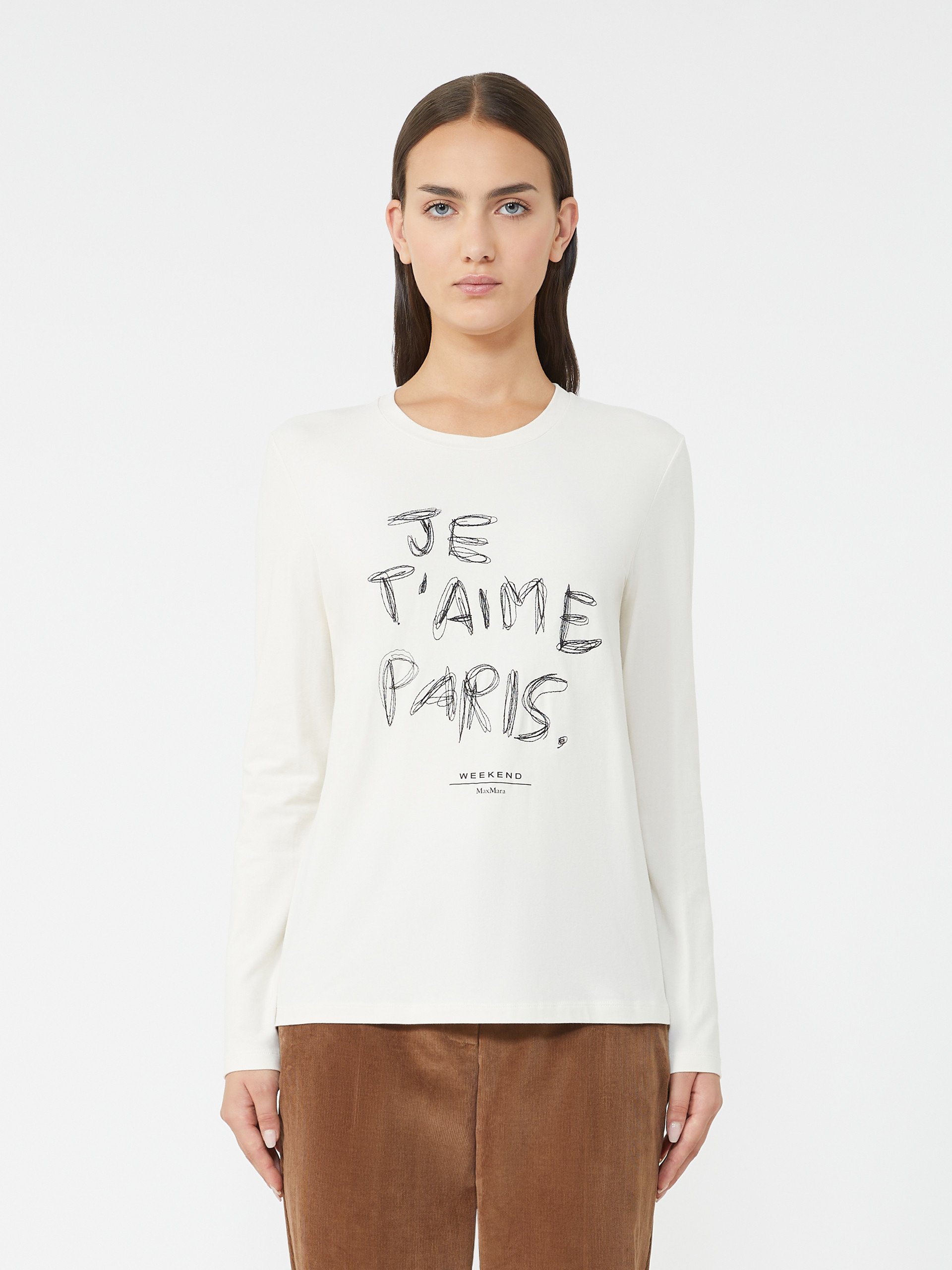 RENOIR Fitted stretch jersey T-shirt - 3