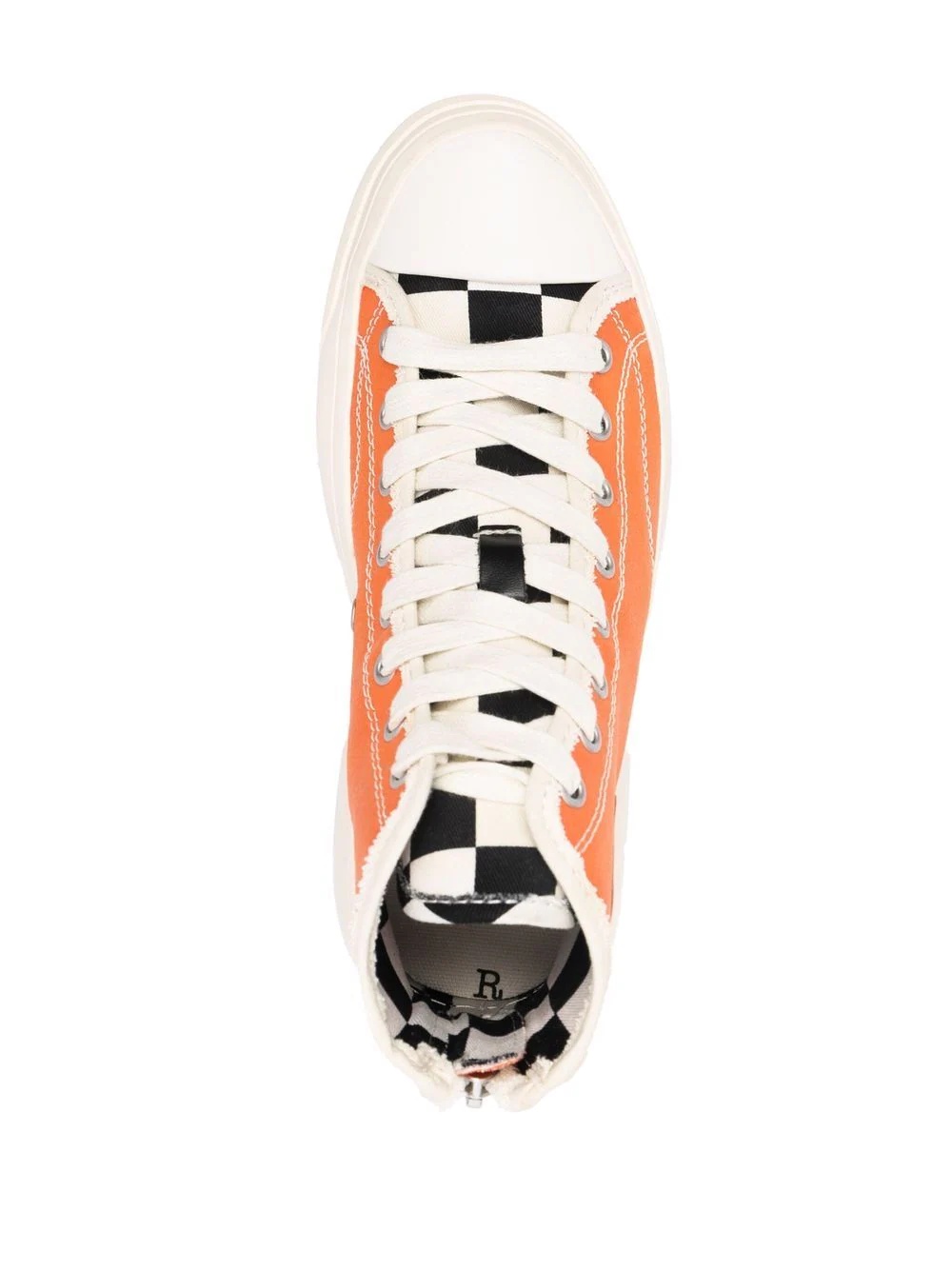 high-top platform sneakers - 4