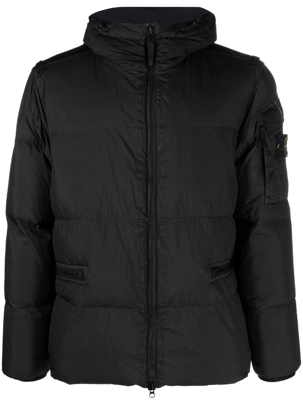 Compass-patch puffer jacket - 1