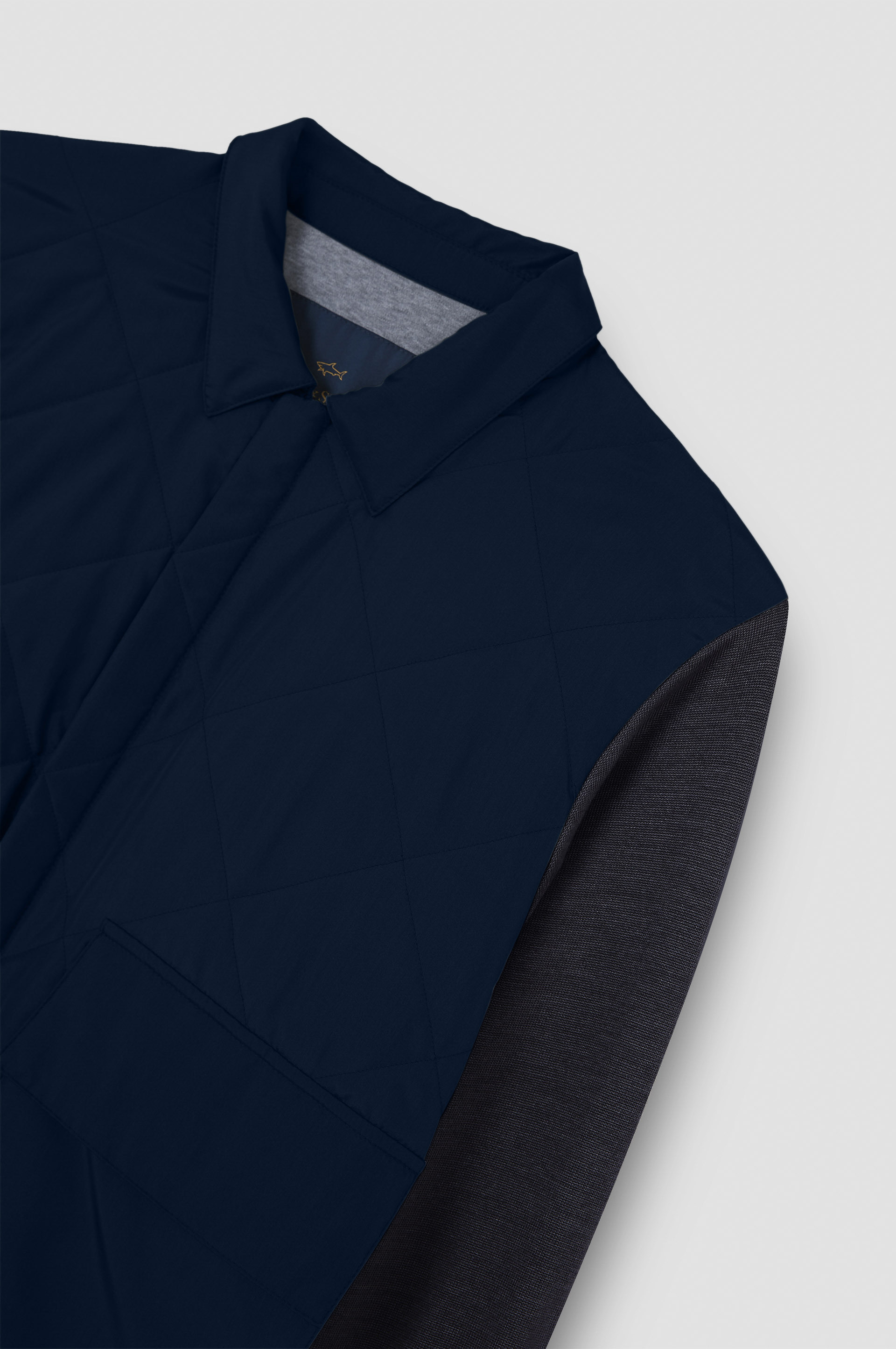 HYBRID ZIP-UP SHAKET IN TYPHOON® SILK, WOOL AND SILK - 5