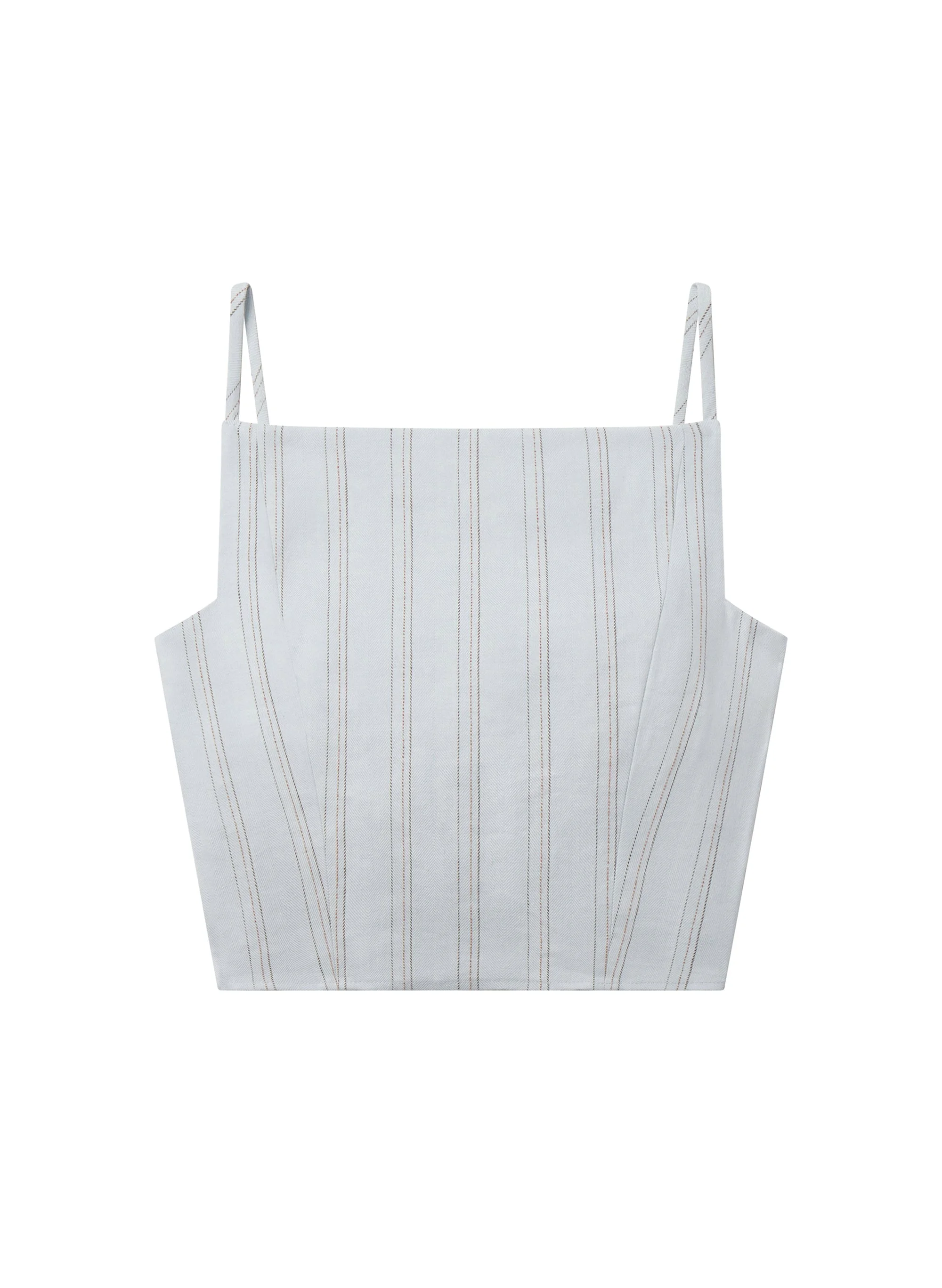 Elliott Linen Pinstripe Top - 1