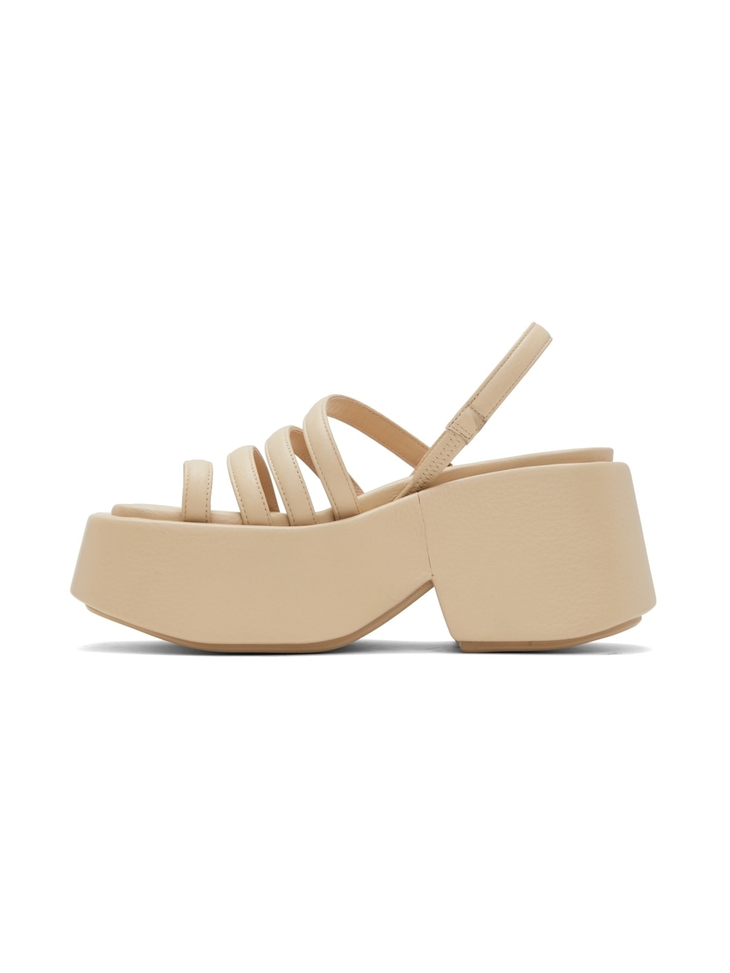 Beige Zeppo Sandals - 3