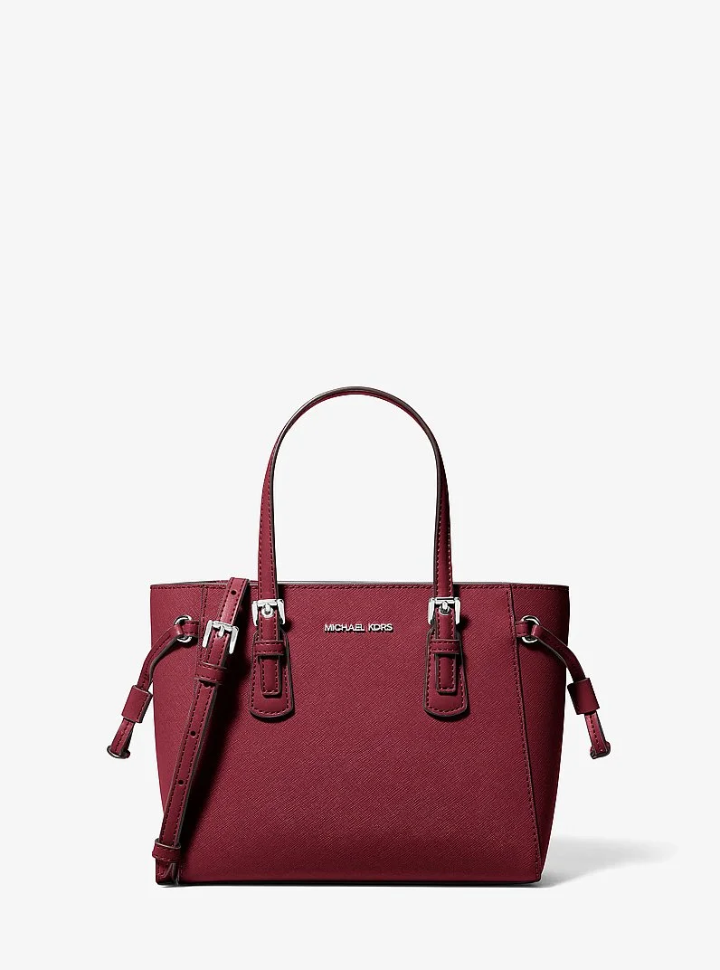 Voyager Extra-Small Pebbled Leather Convertible Crossbody Bag - 1