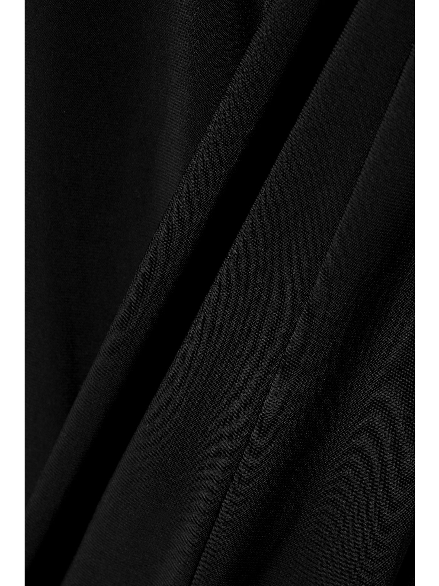 Stretch-jersey straight-leg pants Black - 4